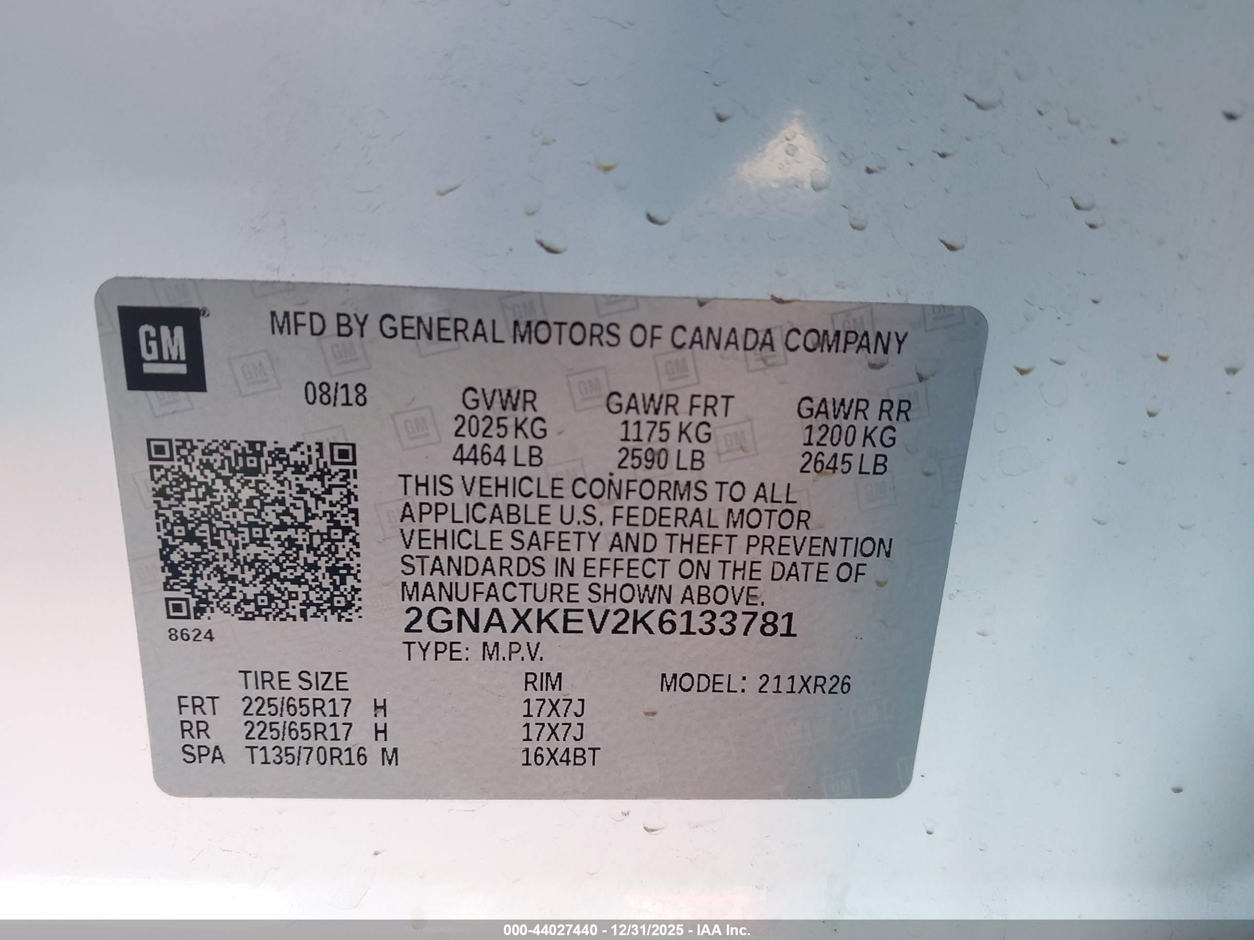 CHEVROLET EQUINOX image 9