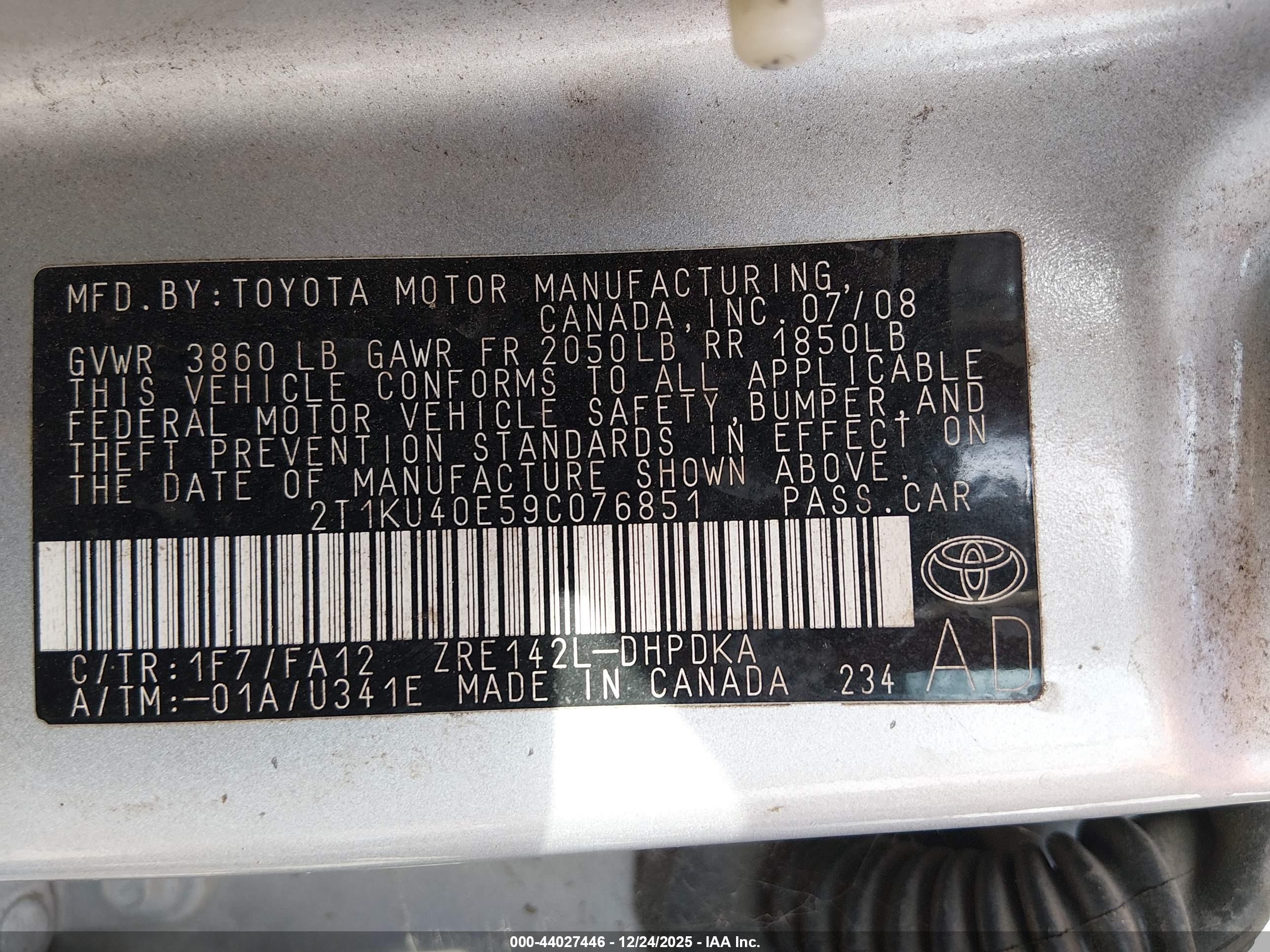 TOYOTA MATRIX image 9