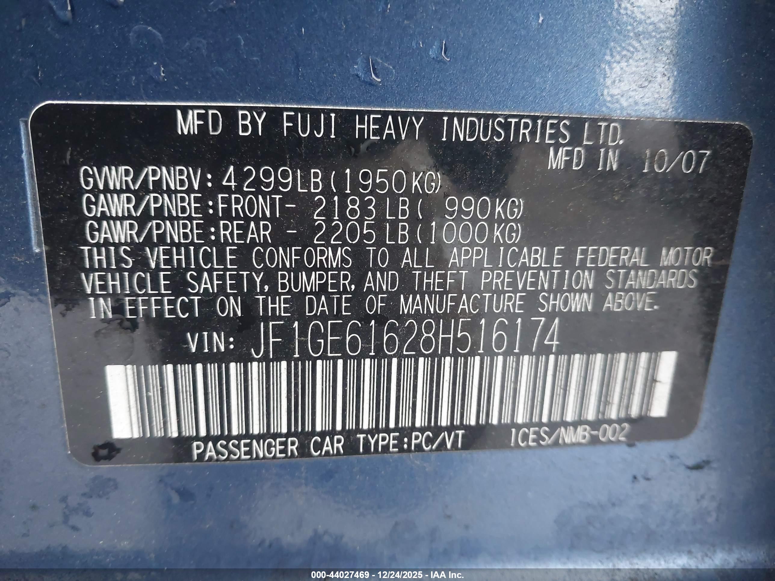 SUBARU IMPREZA image 9