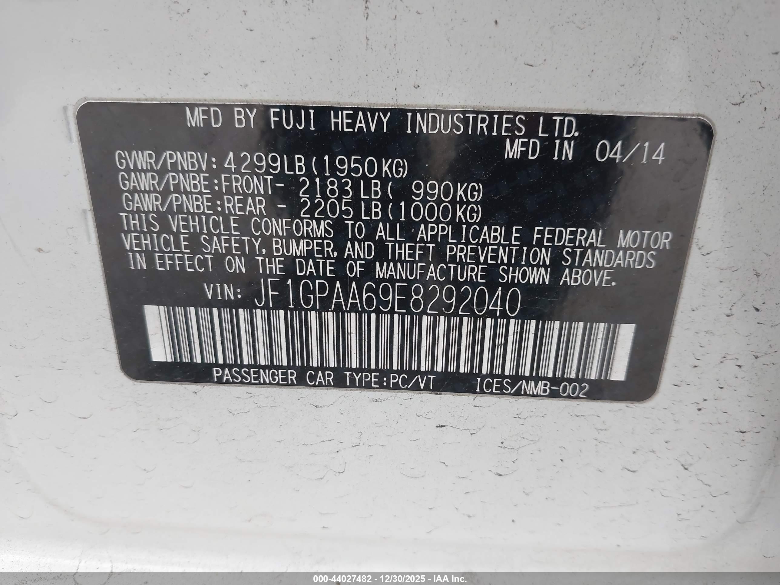 SUBARU IMPREZA image 9
