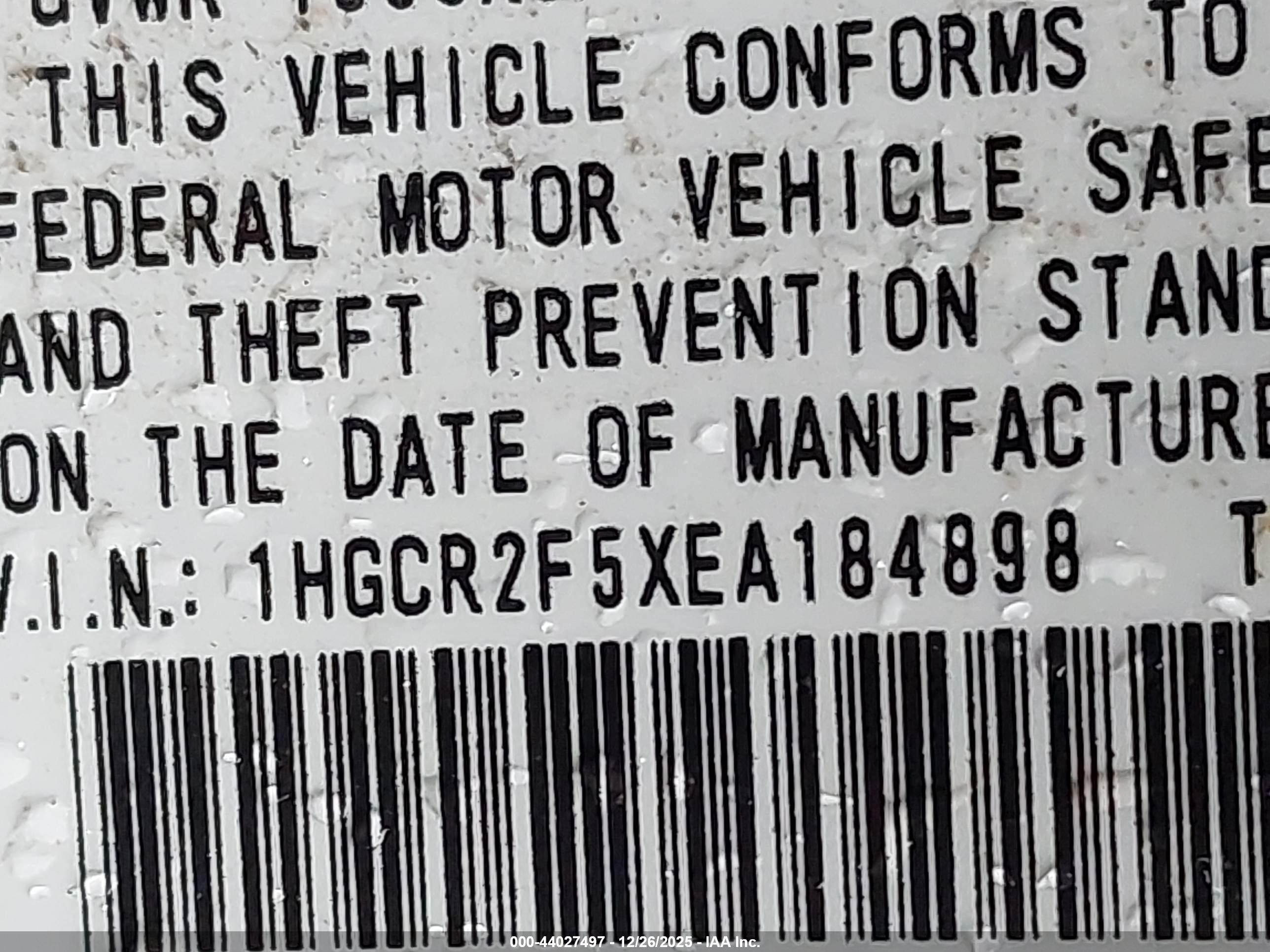 HONDA ACCORD image 9