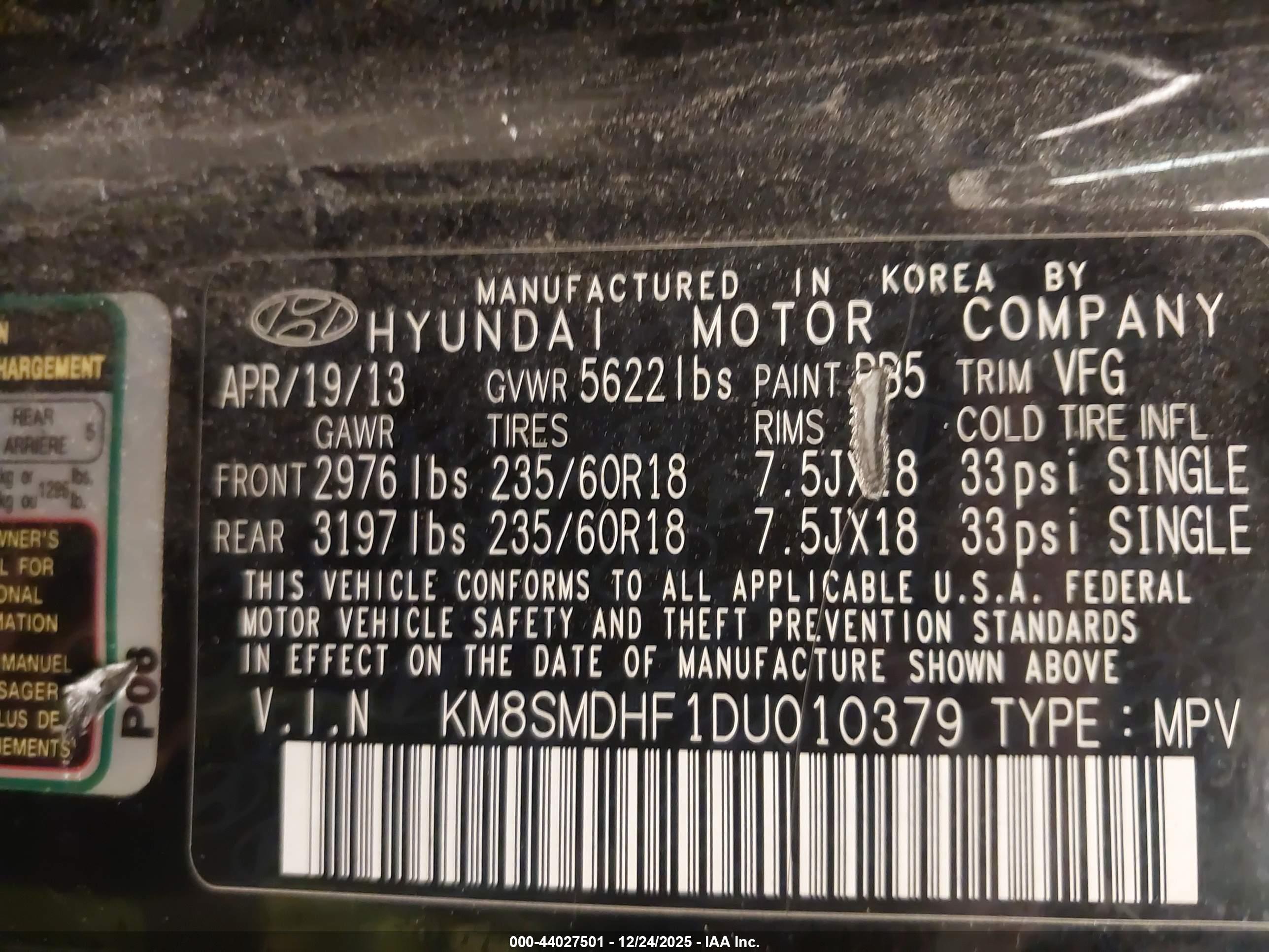 HYUNDAI SANTA image 9