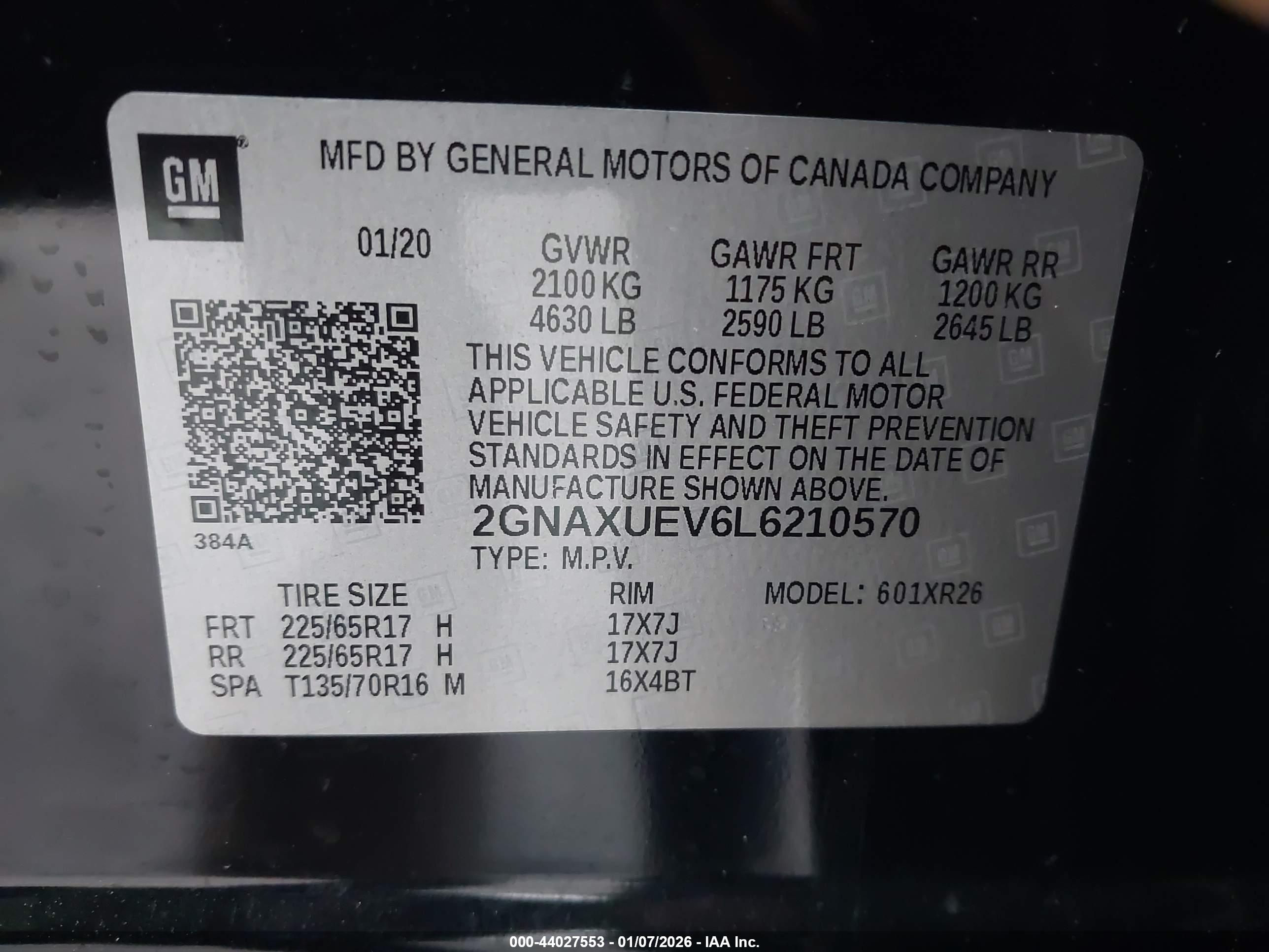 CHEVROLET EQUINOX image 9