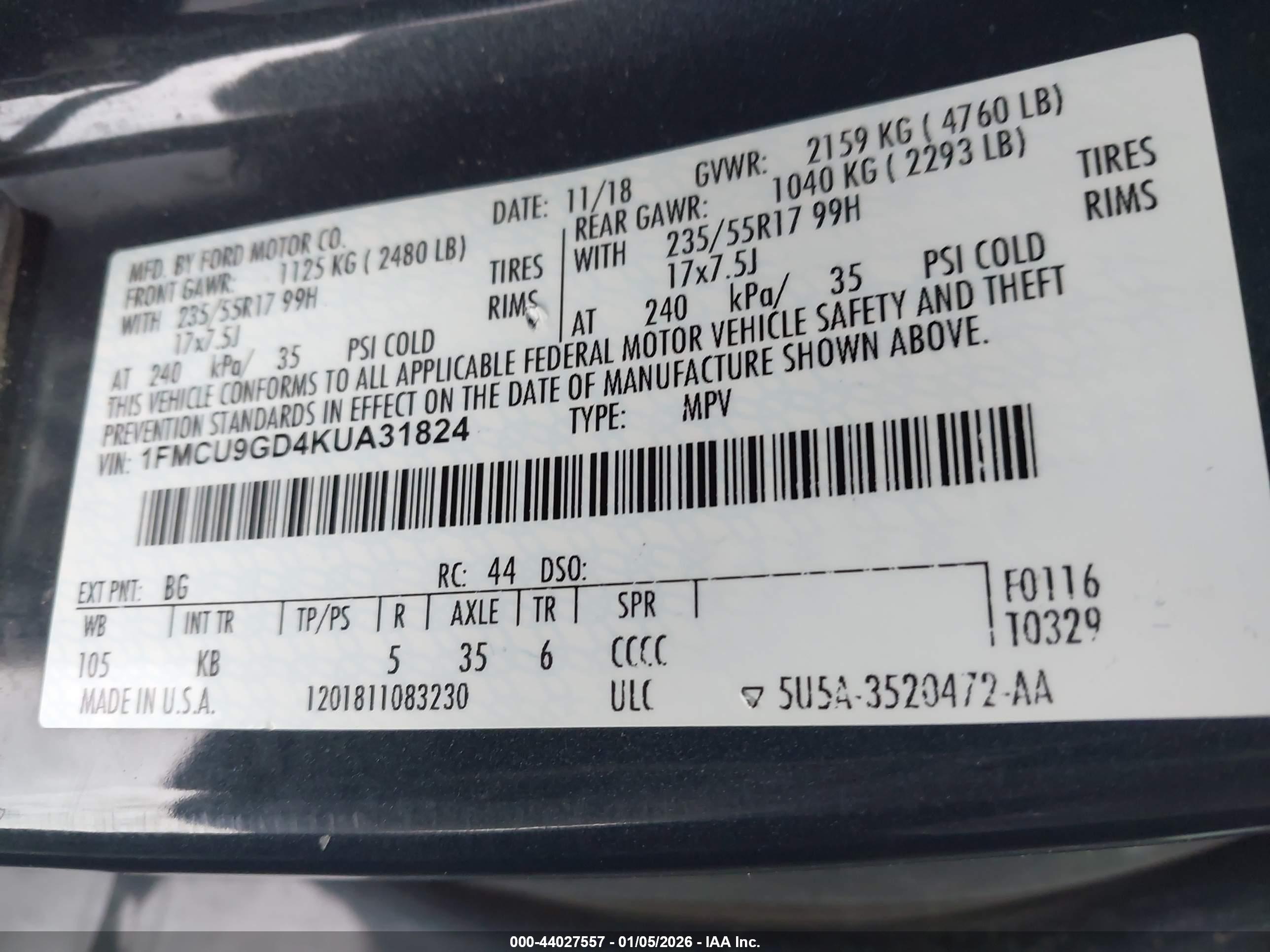 FORD ESCAPE image 9