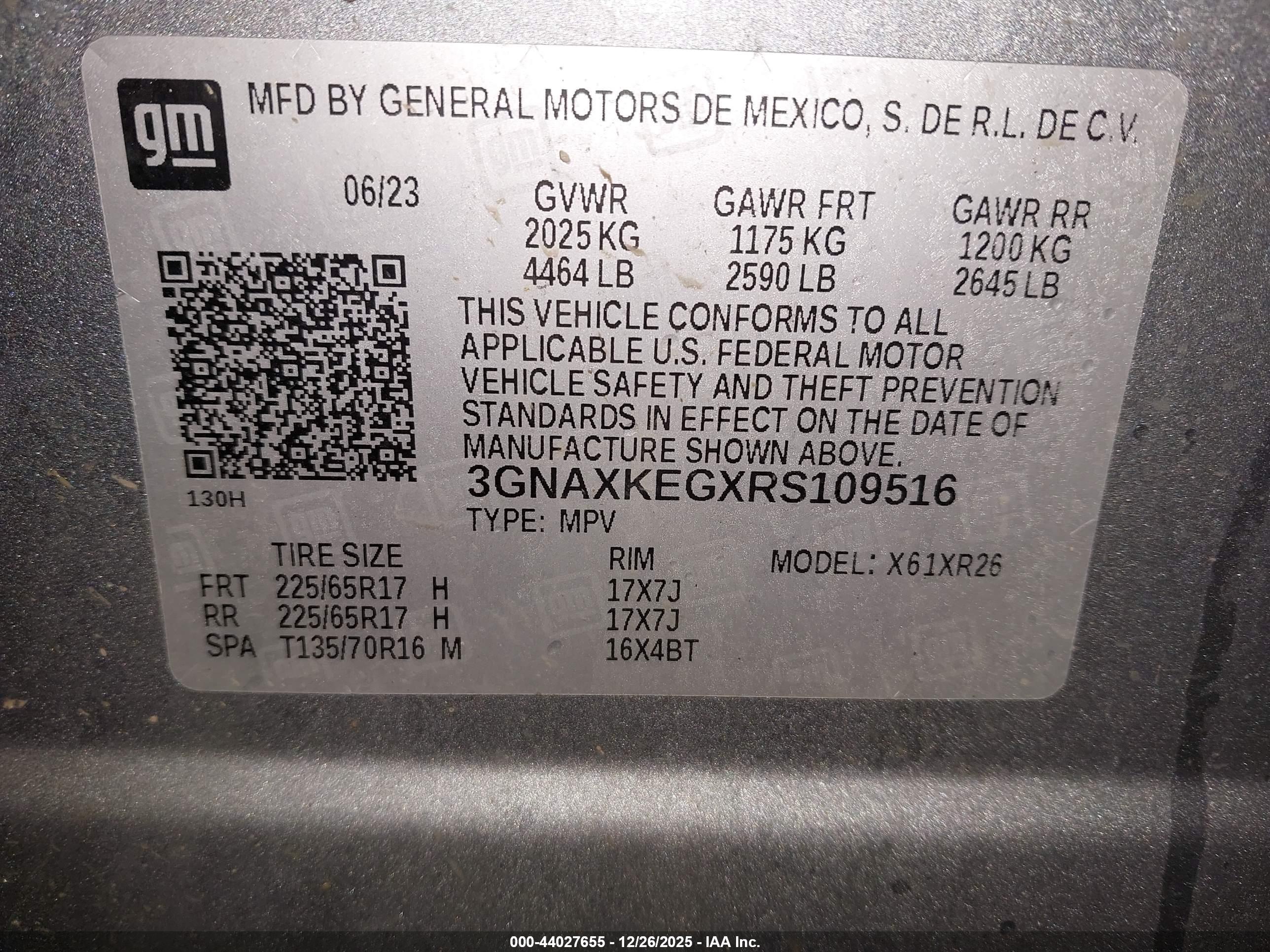 CHEVROLET EQUINOX image 9