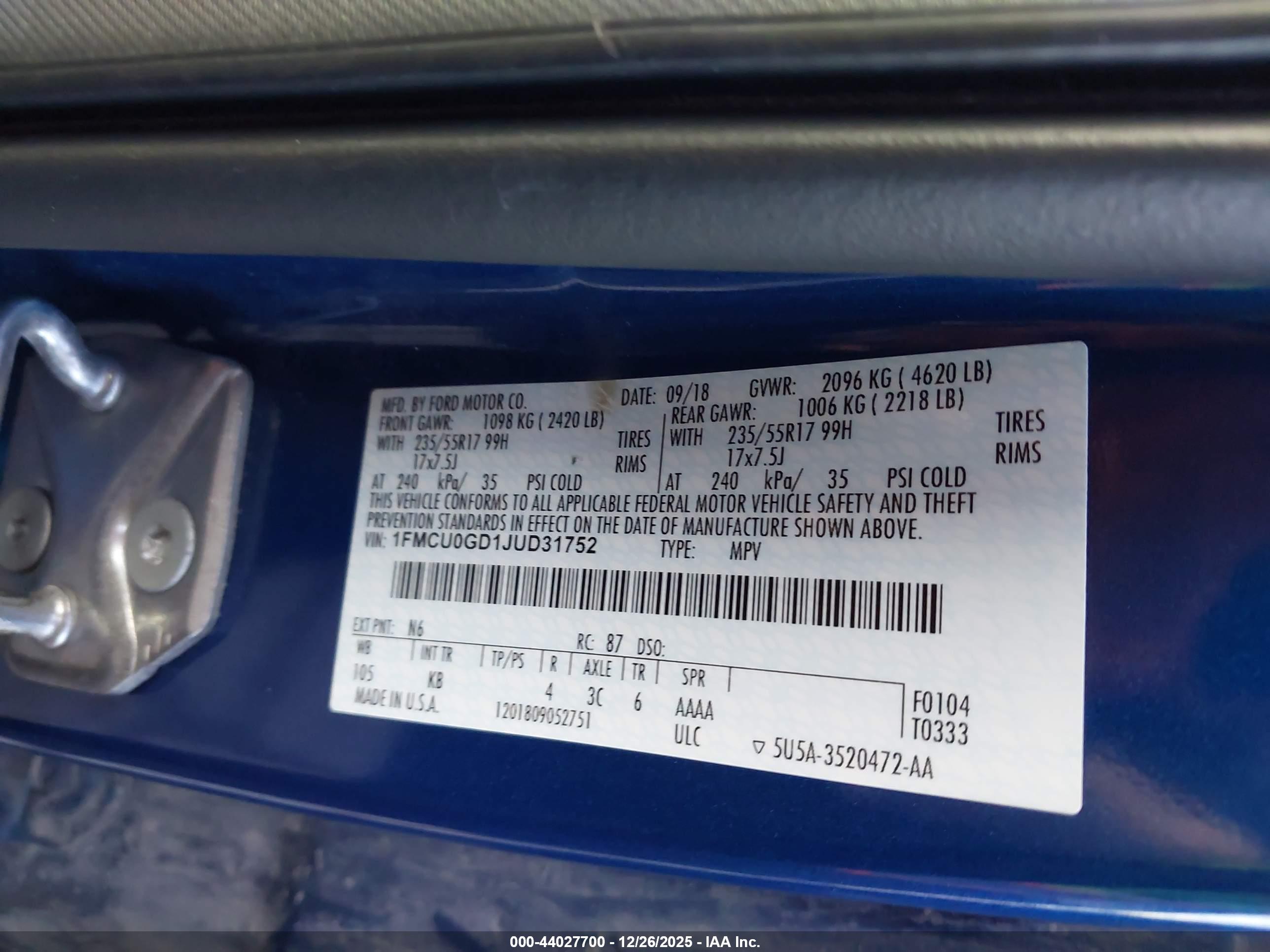 FORD ESCAPE image 9