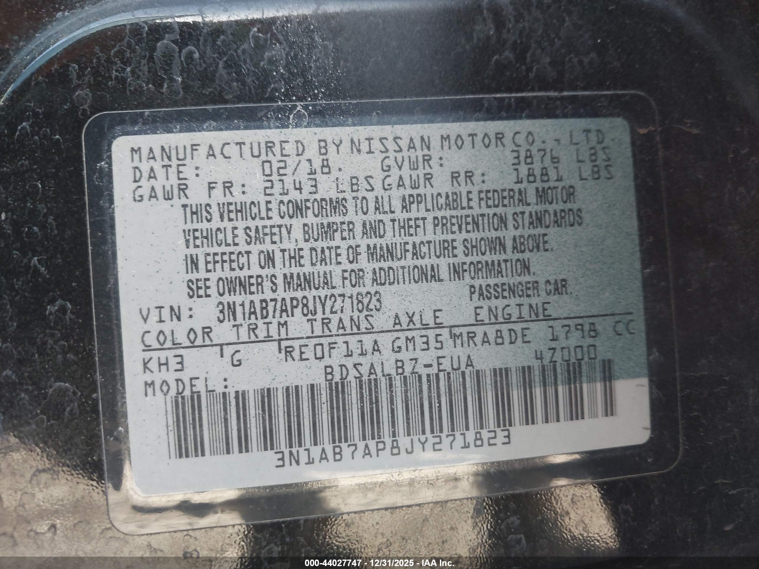 NISSAN SENTRA image 9
