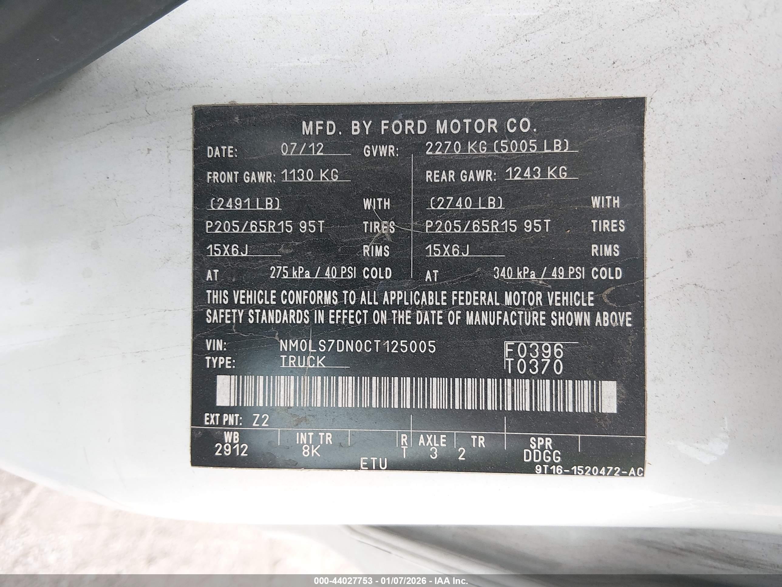 FORD TRANSIT image 9