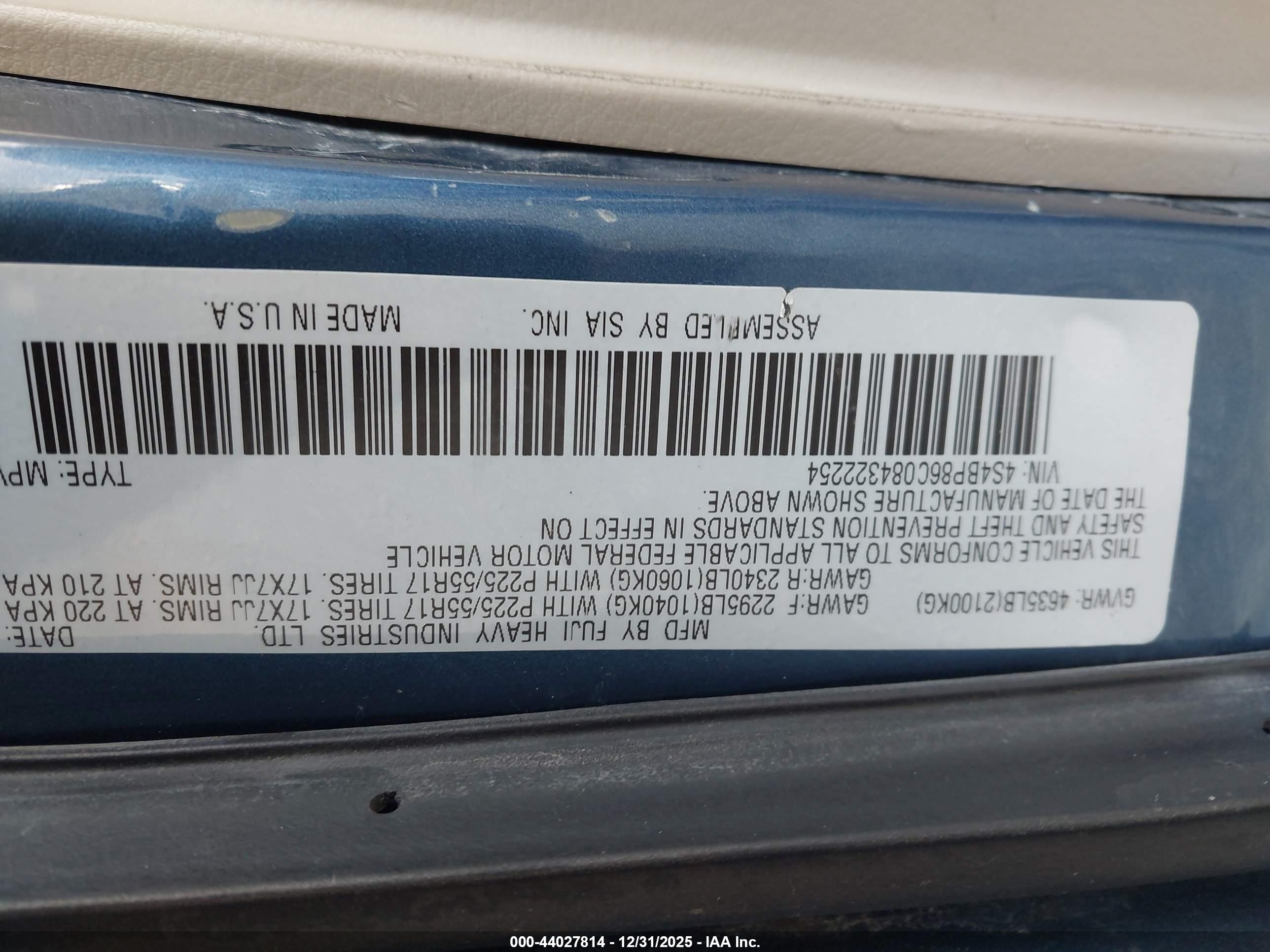 SUBARU OUTBACK image 9