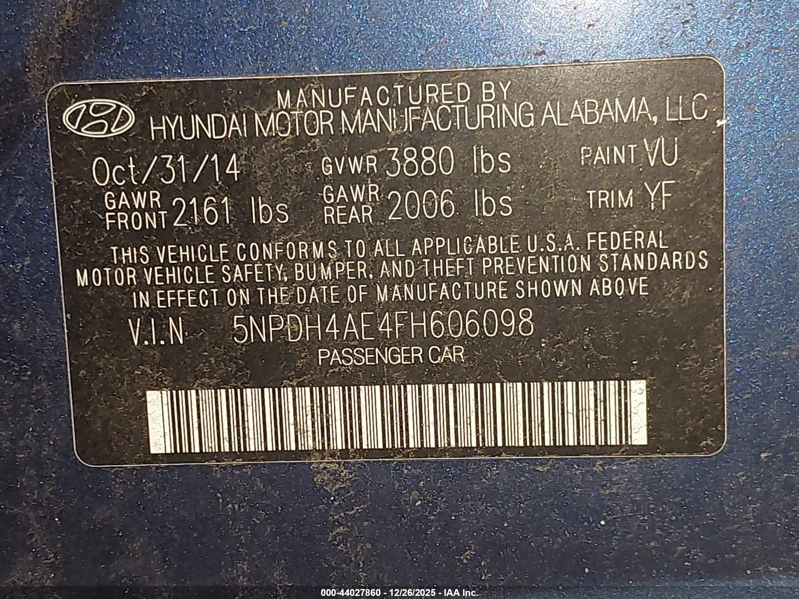 HYUNDAI ELANTRA image 9
