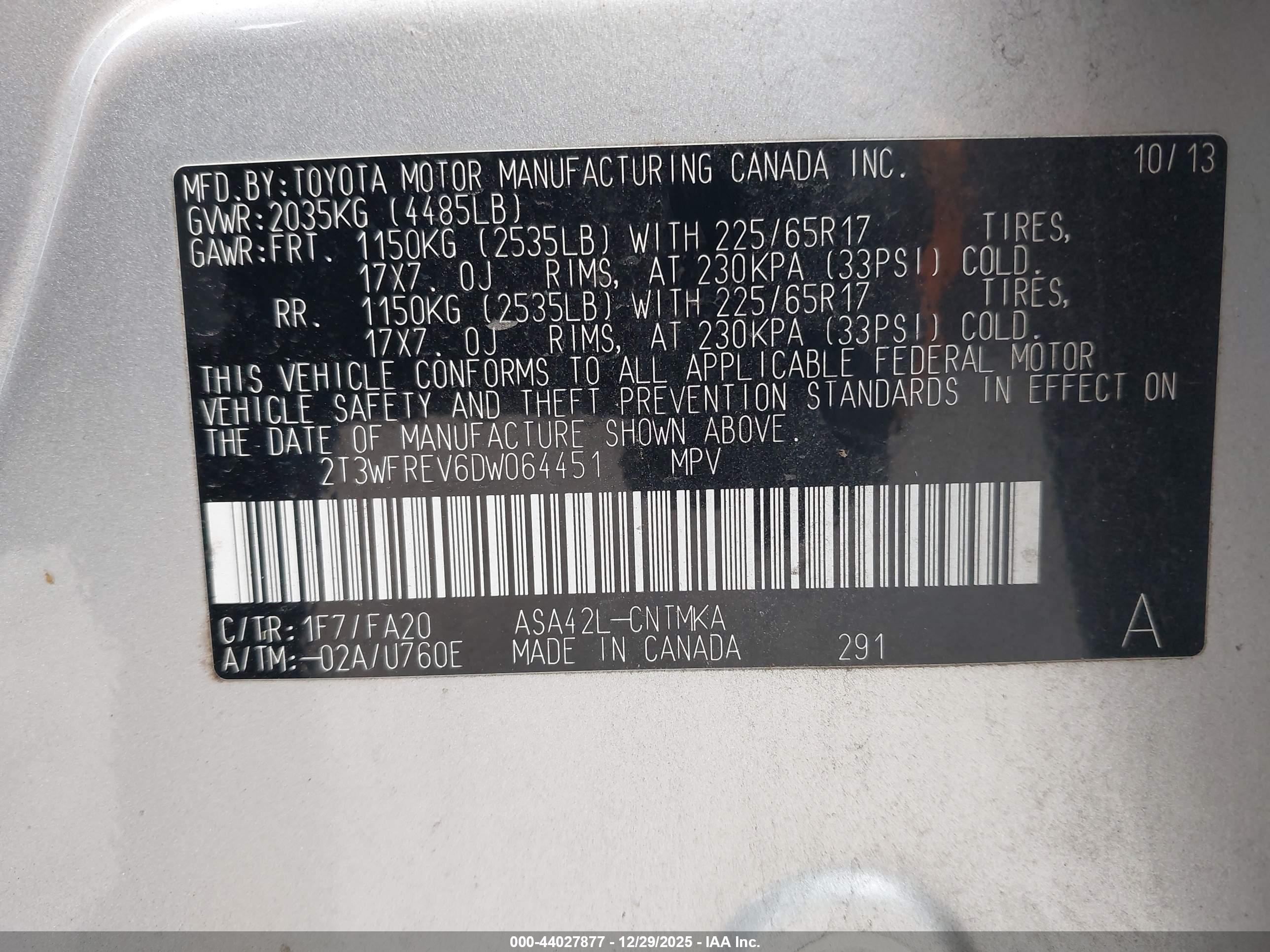 TOYOTA RAV4 image 9