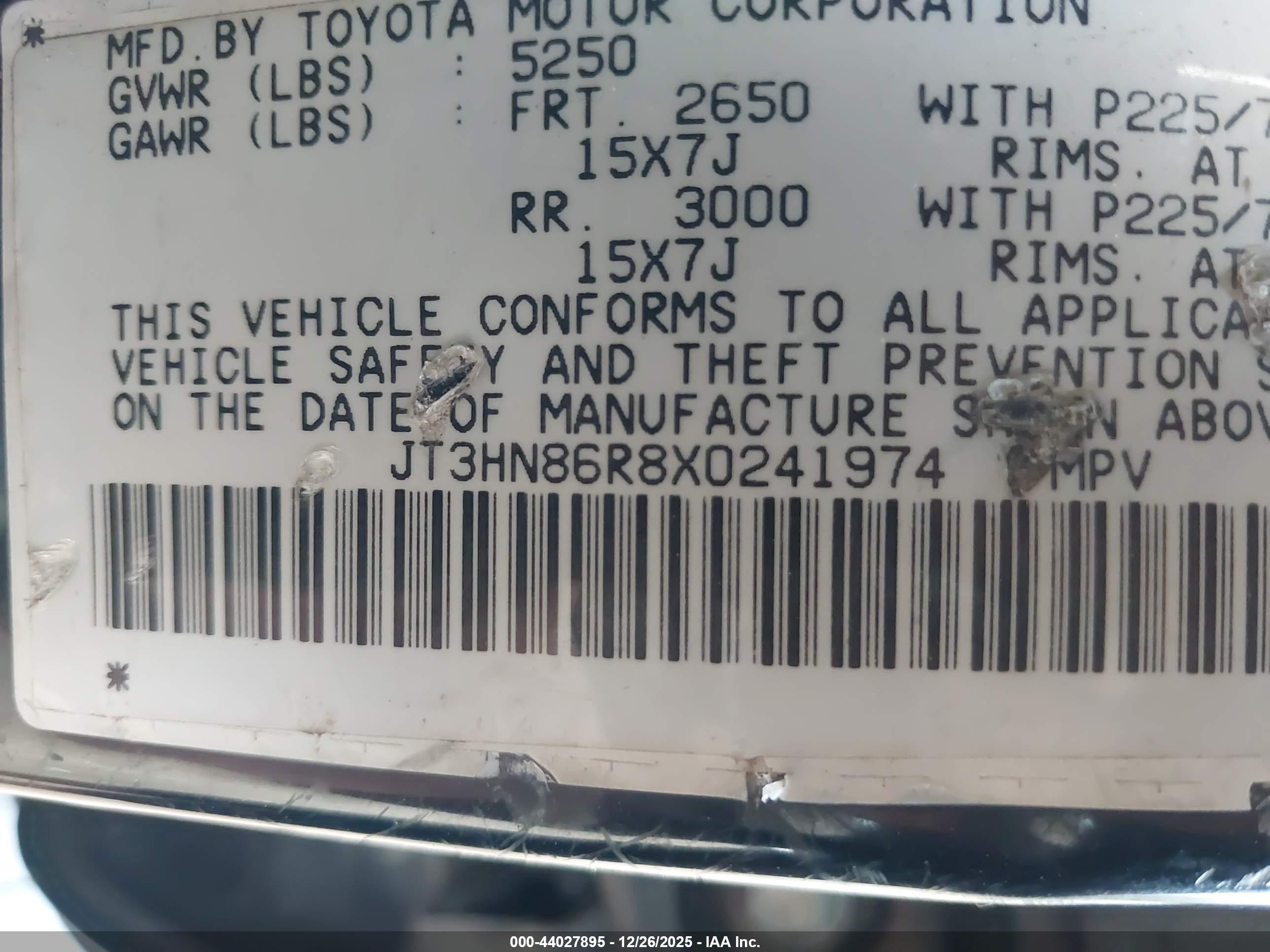 TOYOTA 4RUNNER image 9