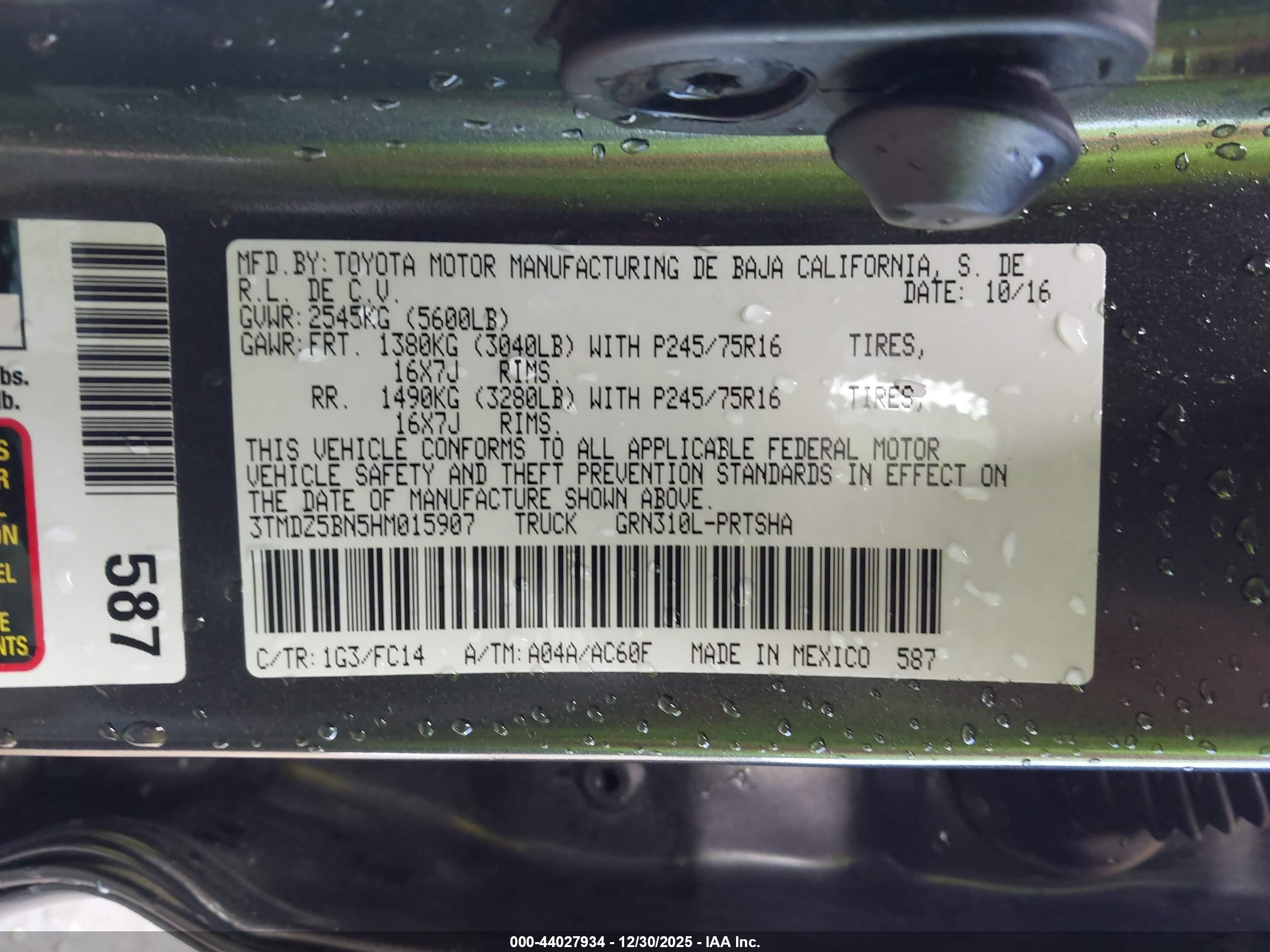 TOYOTA TACOMA image 9