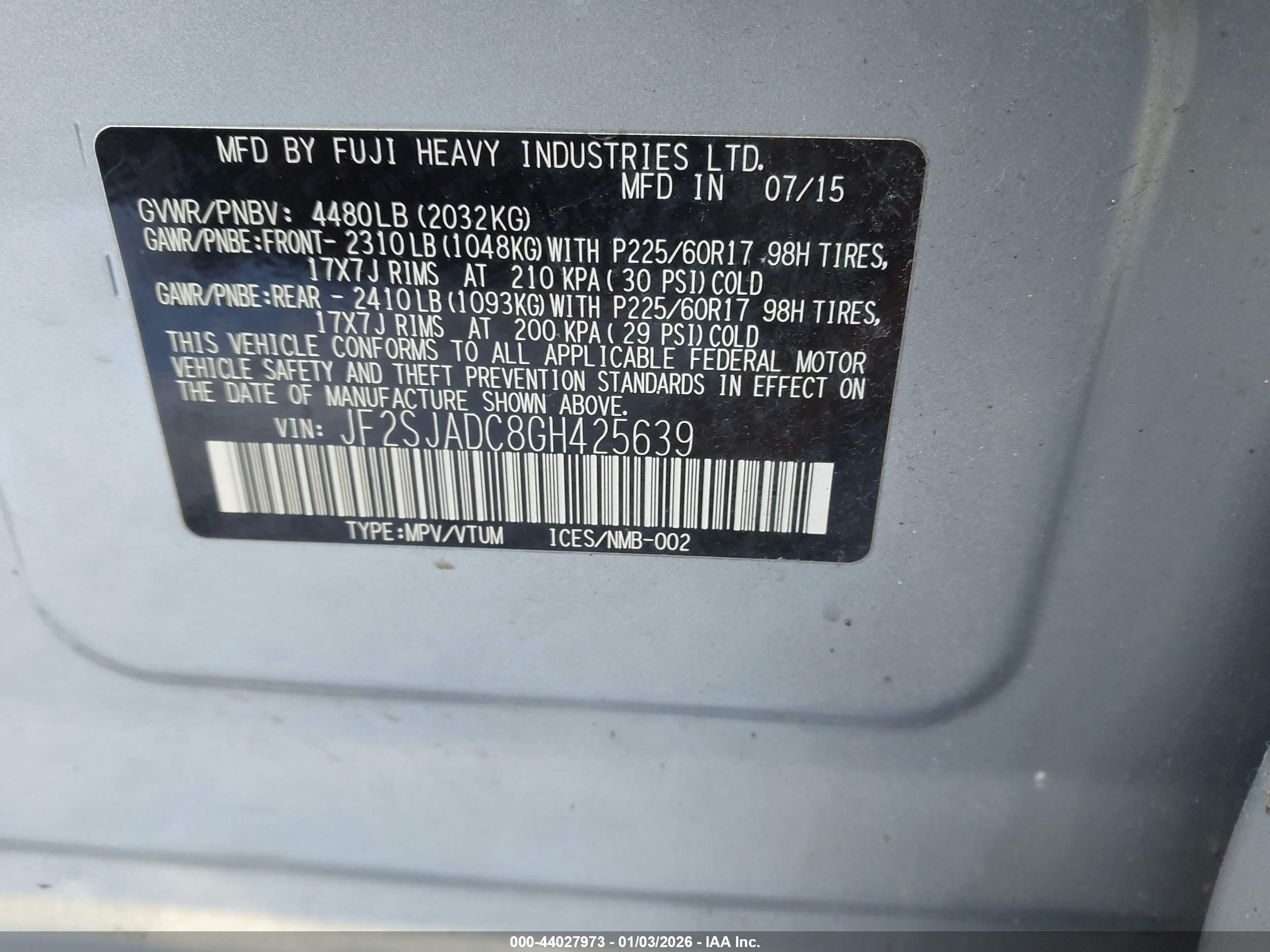 SUBARU FORESTER image 9