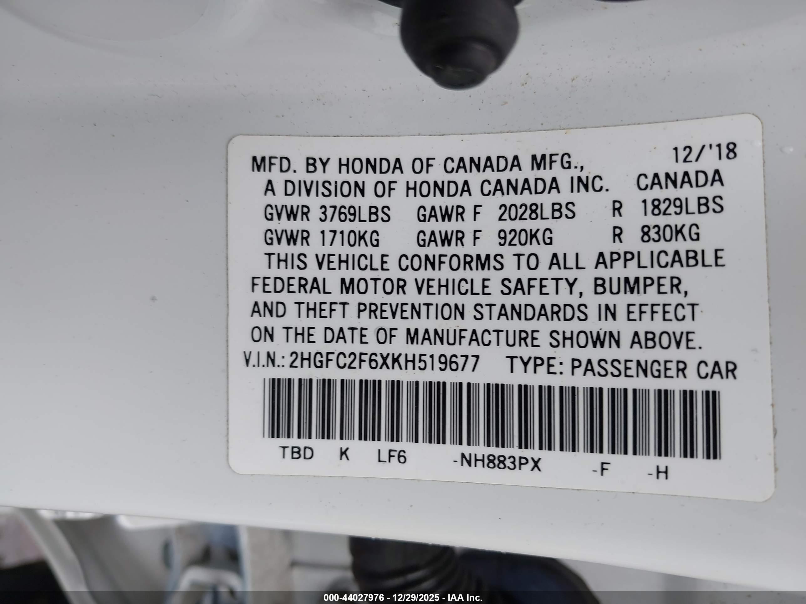 HONDA CIVIC image 9
