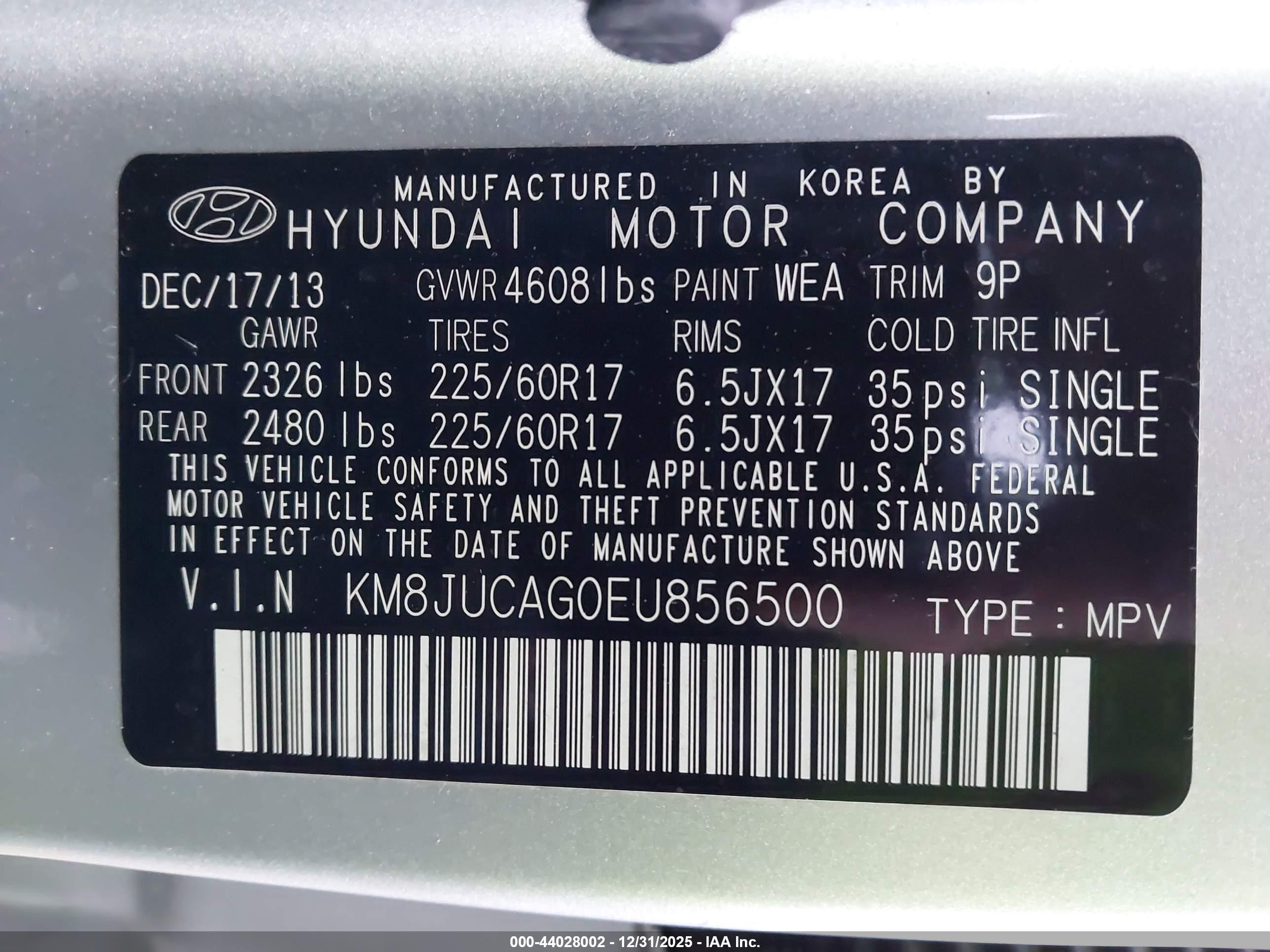 HYUNDAI TUCSON image 9
