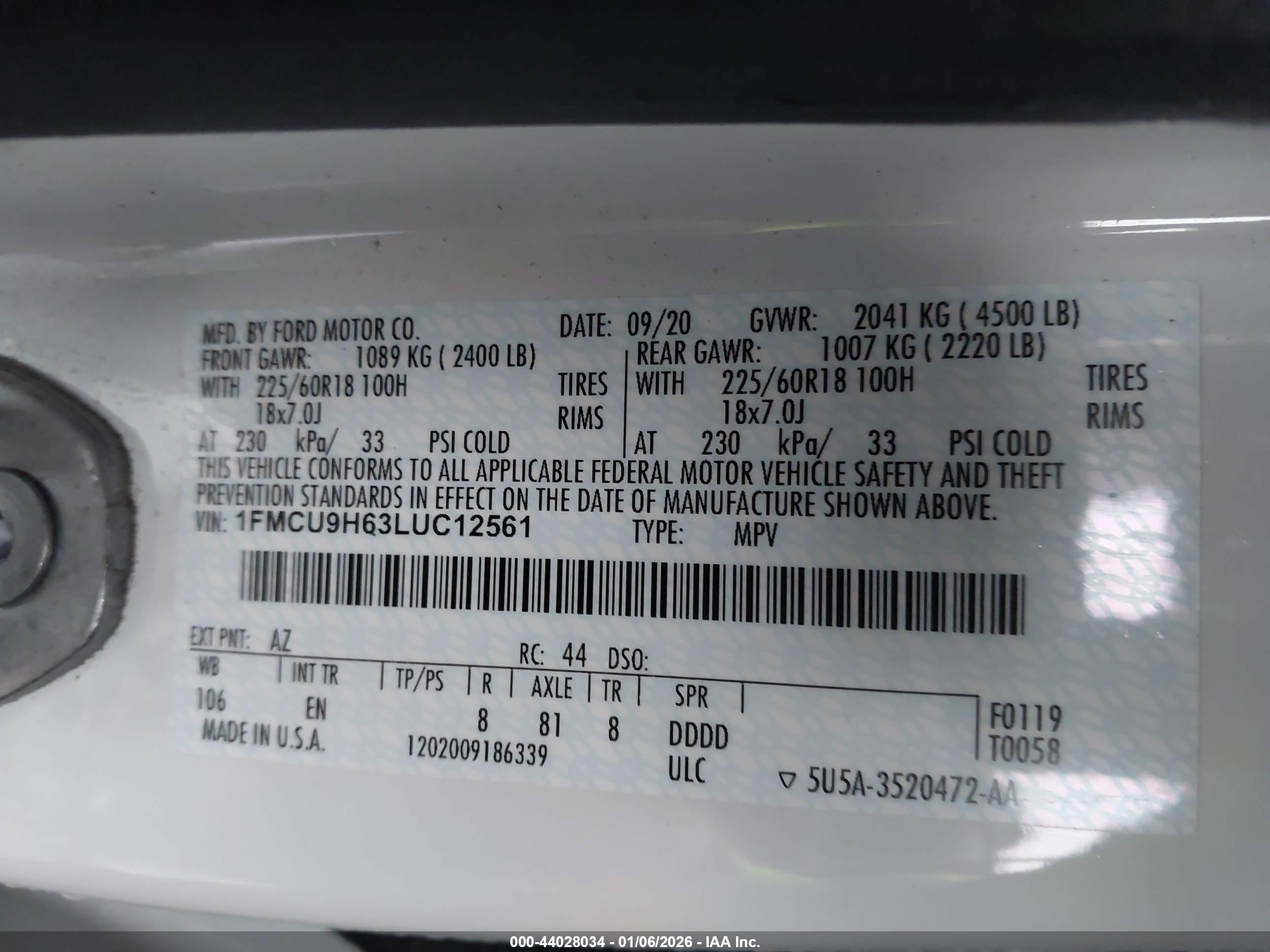 FORD ESCAPE image 9