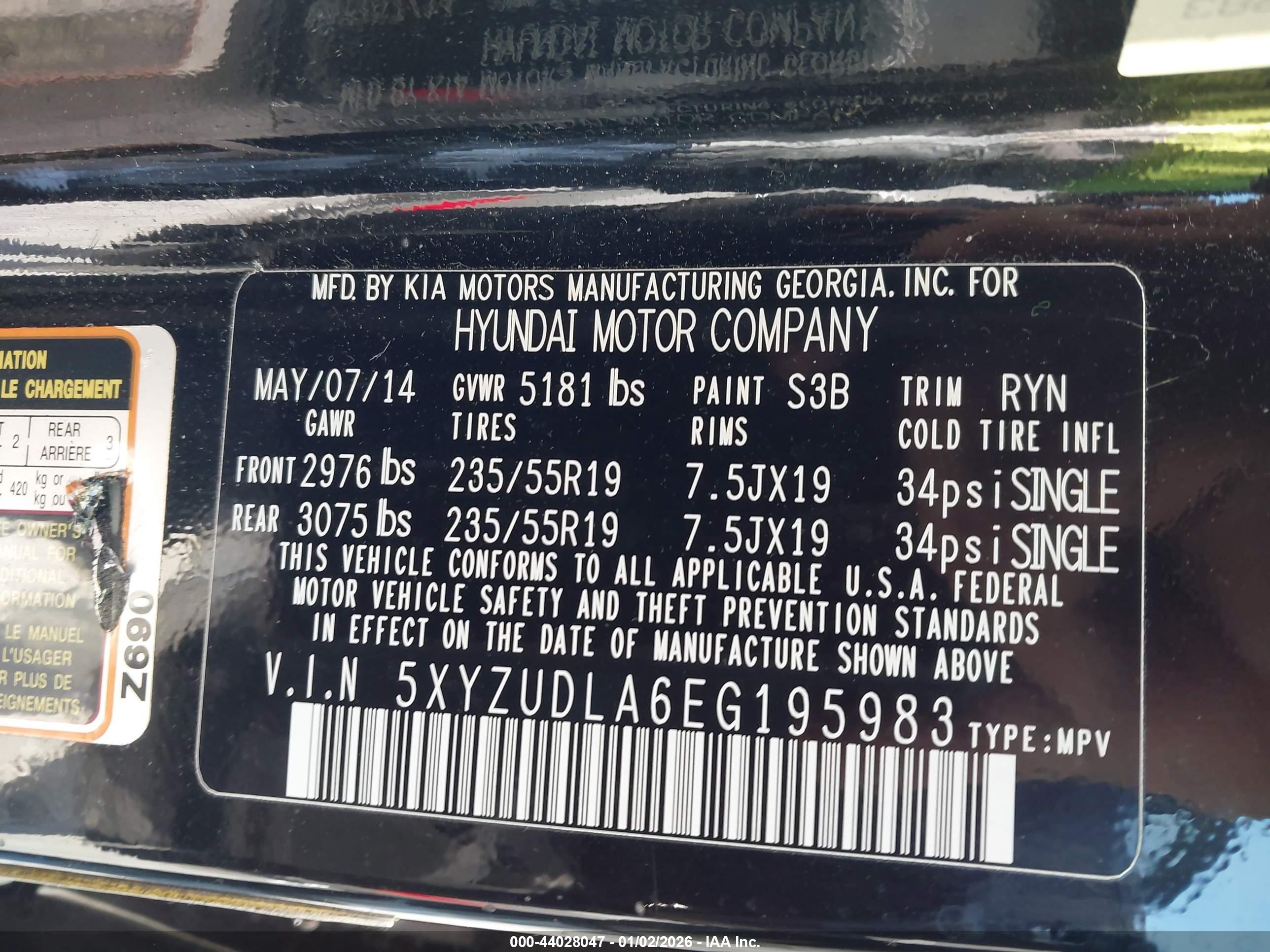 HYUNDAI SANTA image 9