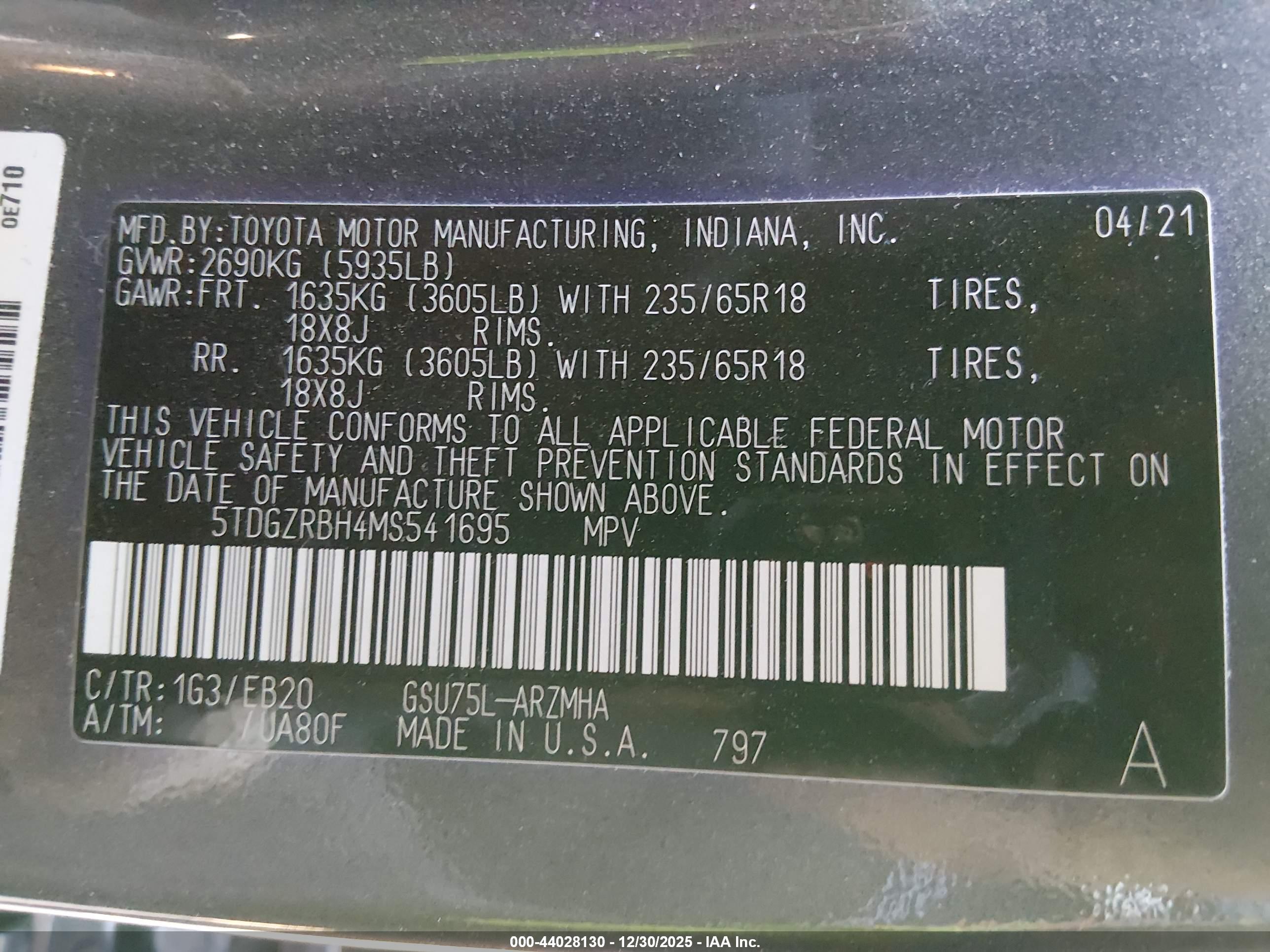 TOYOTA HIGHLANDER image 9