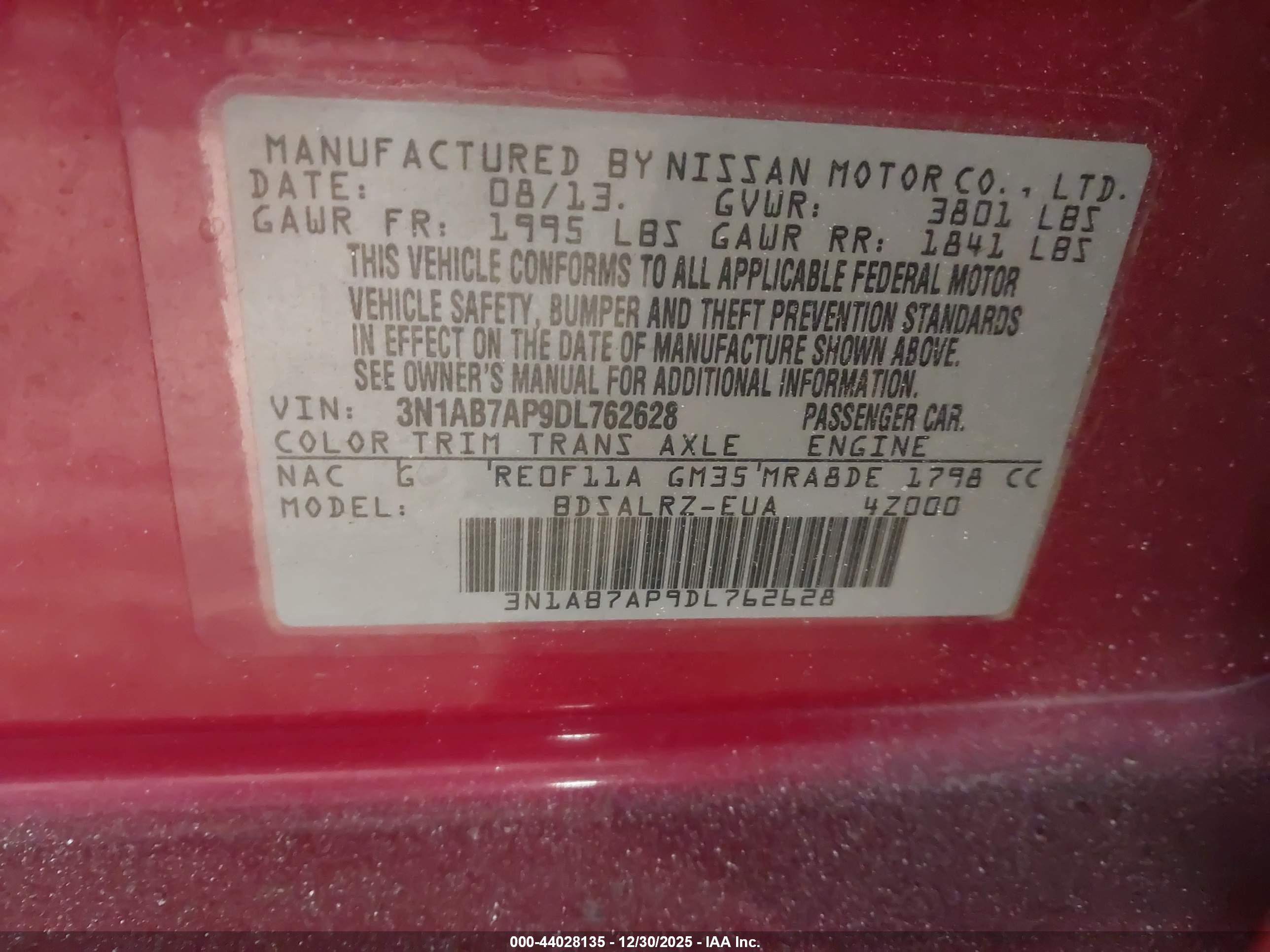 NISSAN SENTRA image 9