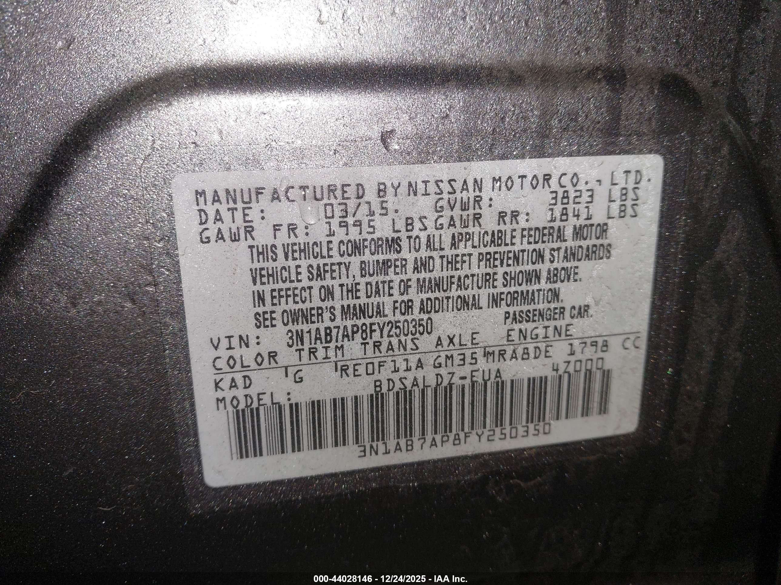 NISSAN SENTRA image 9