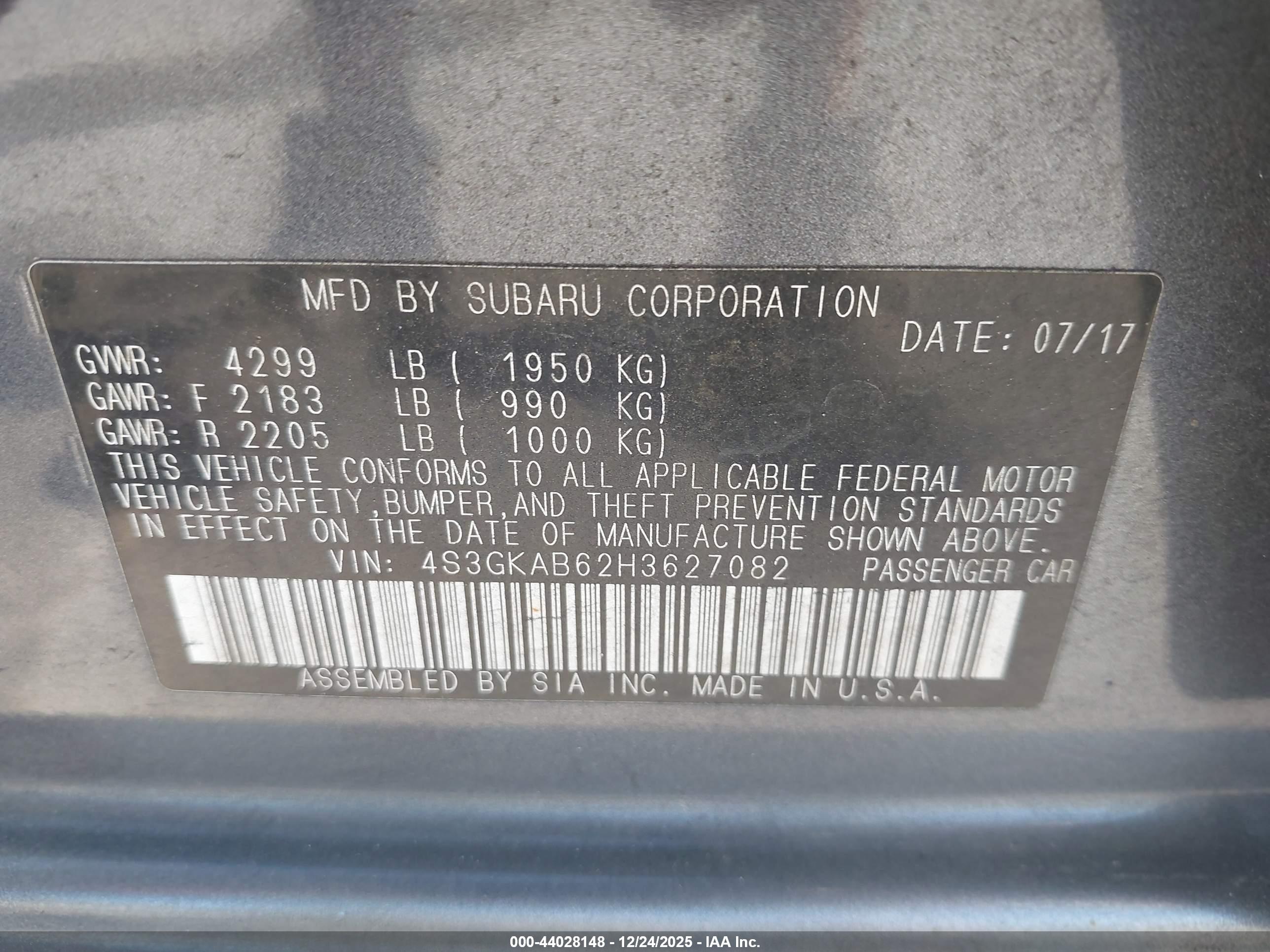 SUBARU IMPREZA image 9