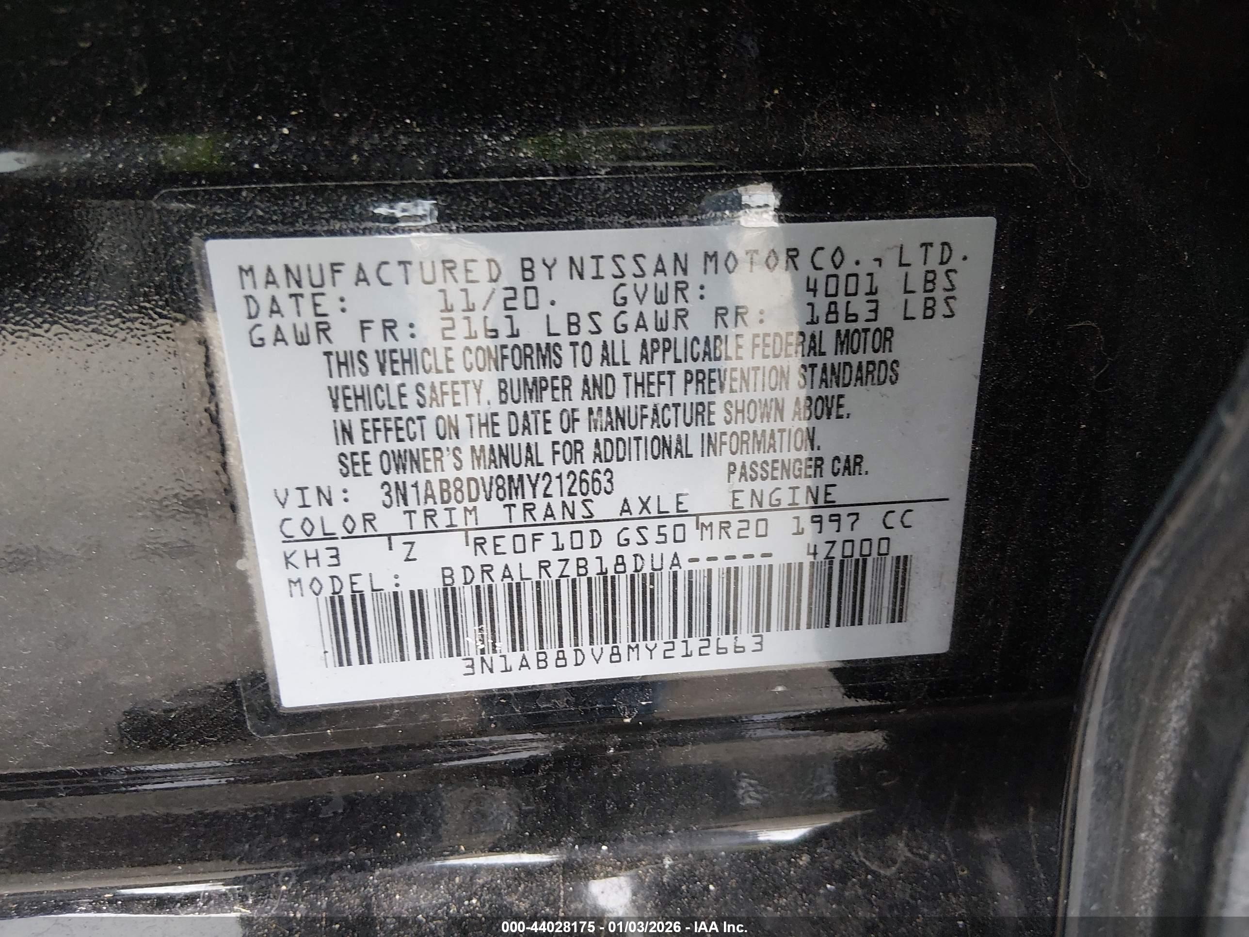 NISSAN SENTRA image 9