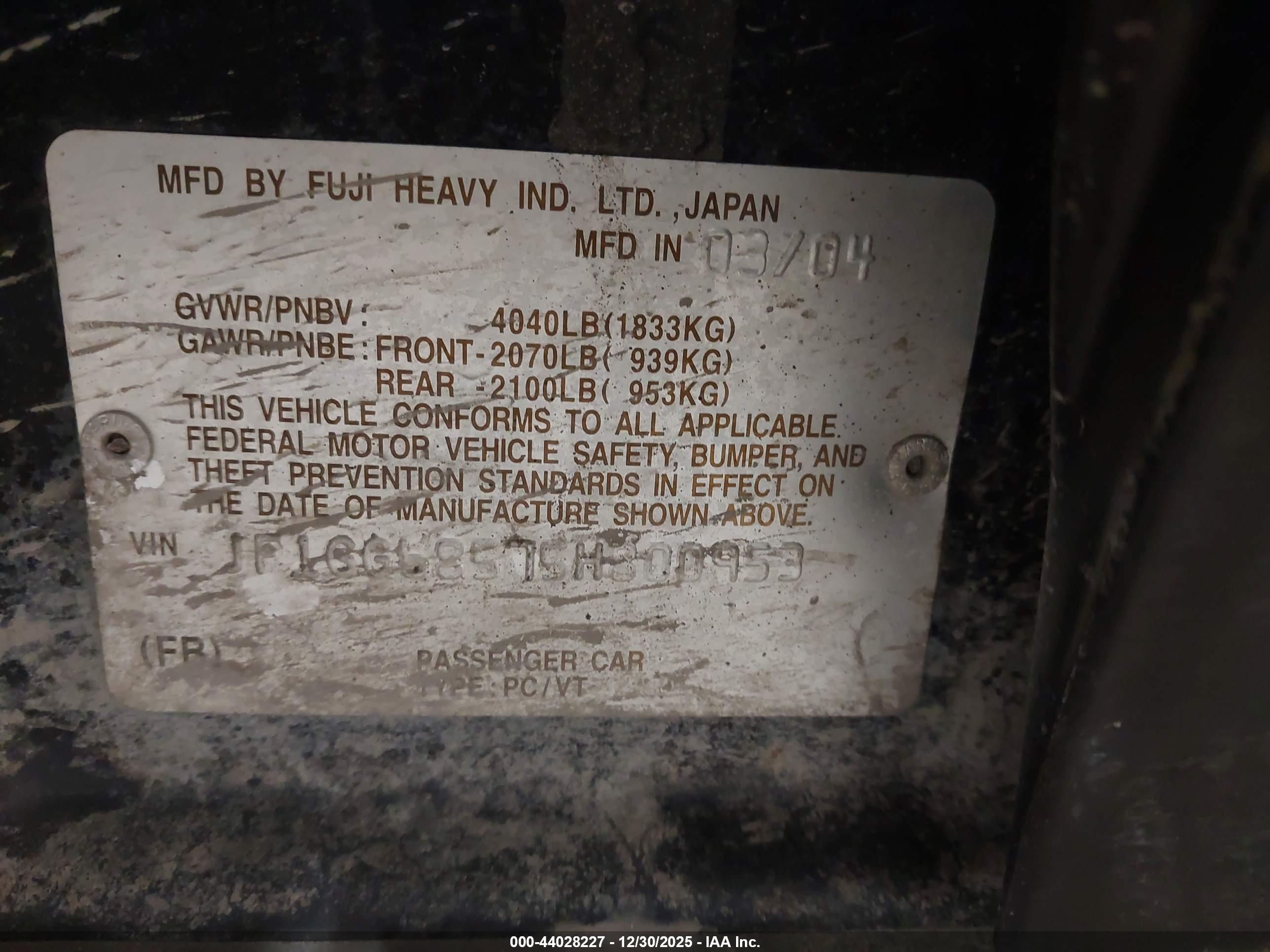 SUBARU IMPREZA image 9