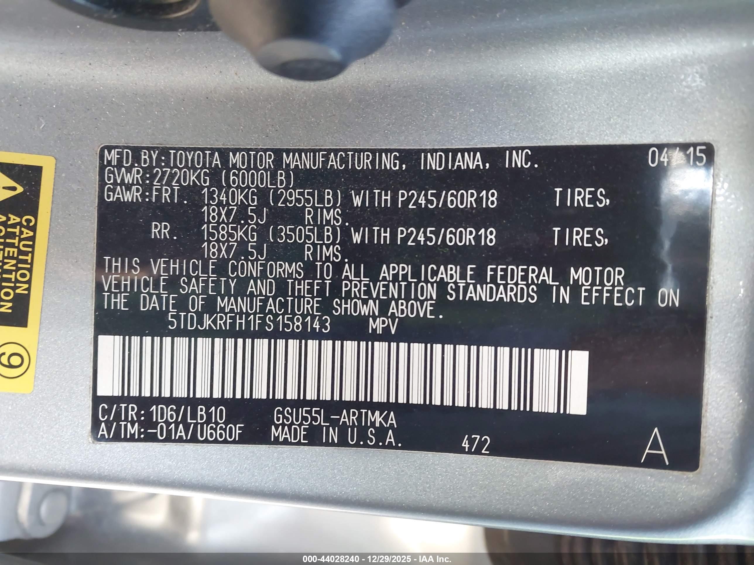 TOYOTA HIGHLANDER image 9
