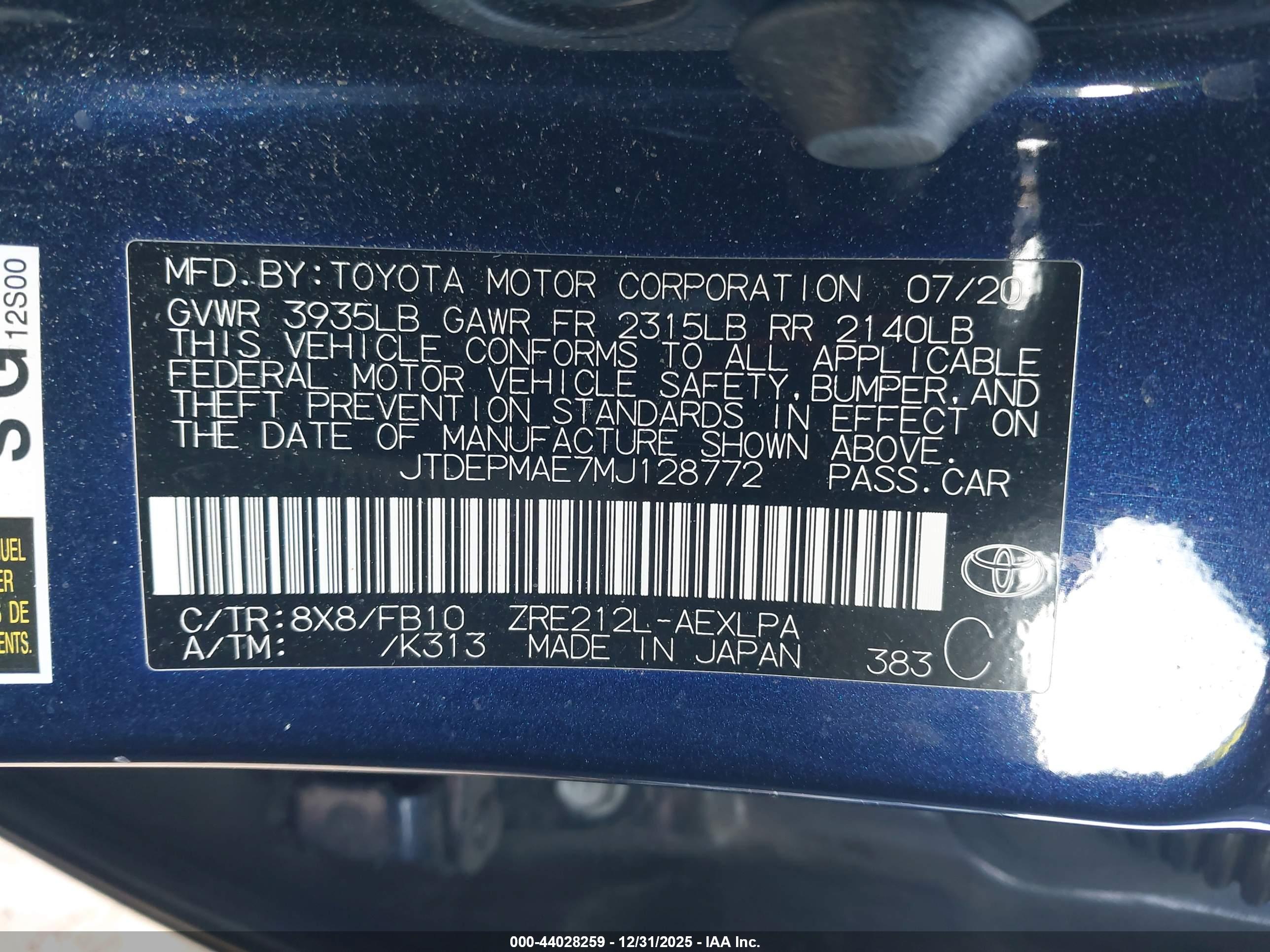 TOYOTA COROLLA image 9
