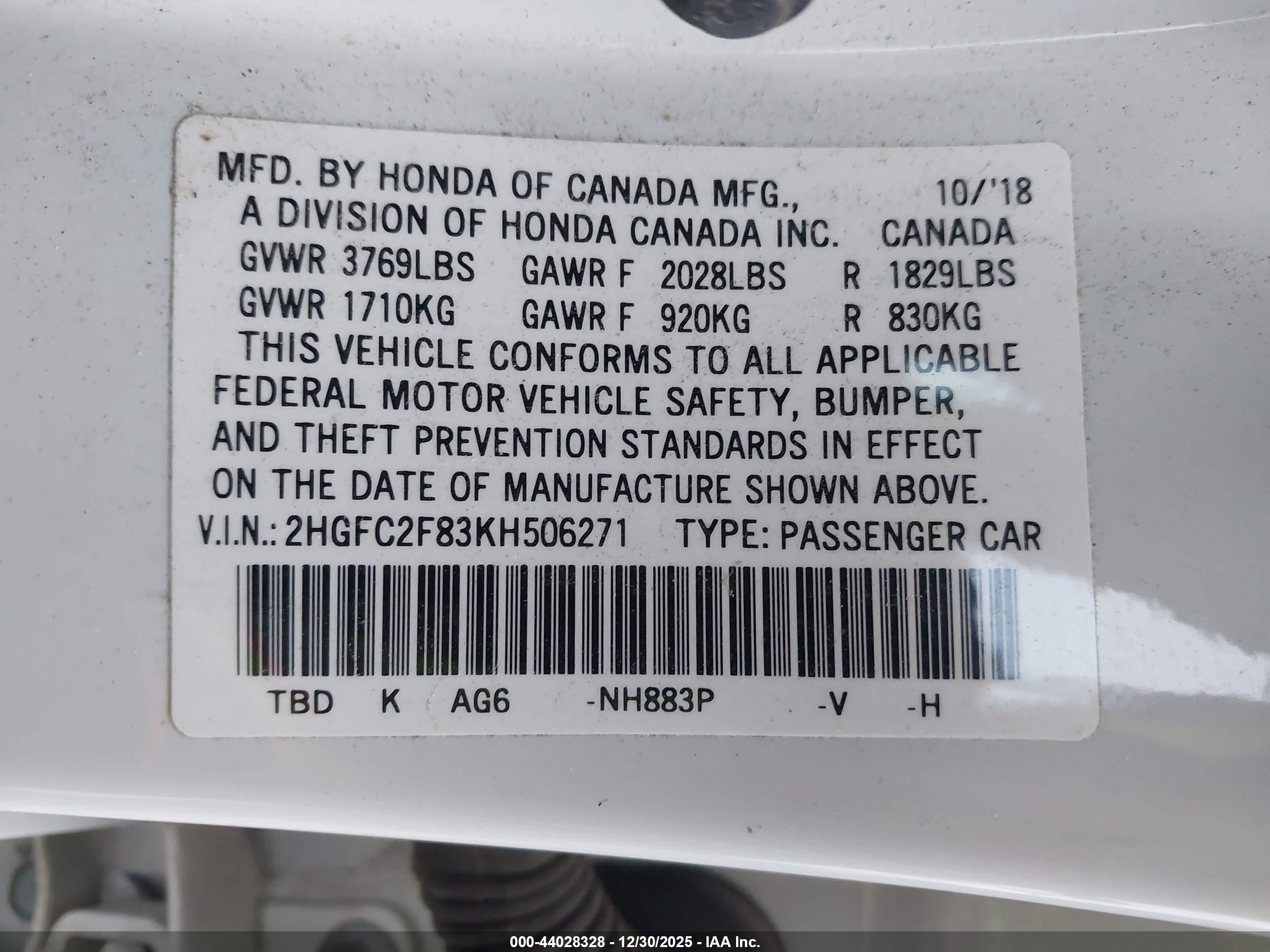 HONDA CIVIC image 9