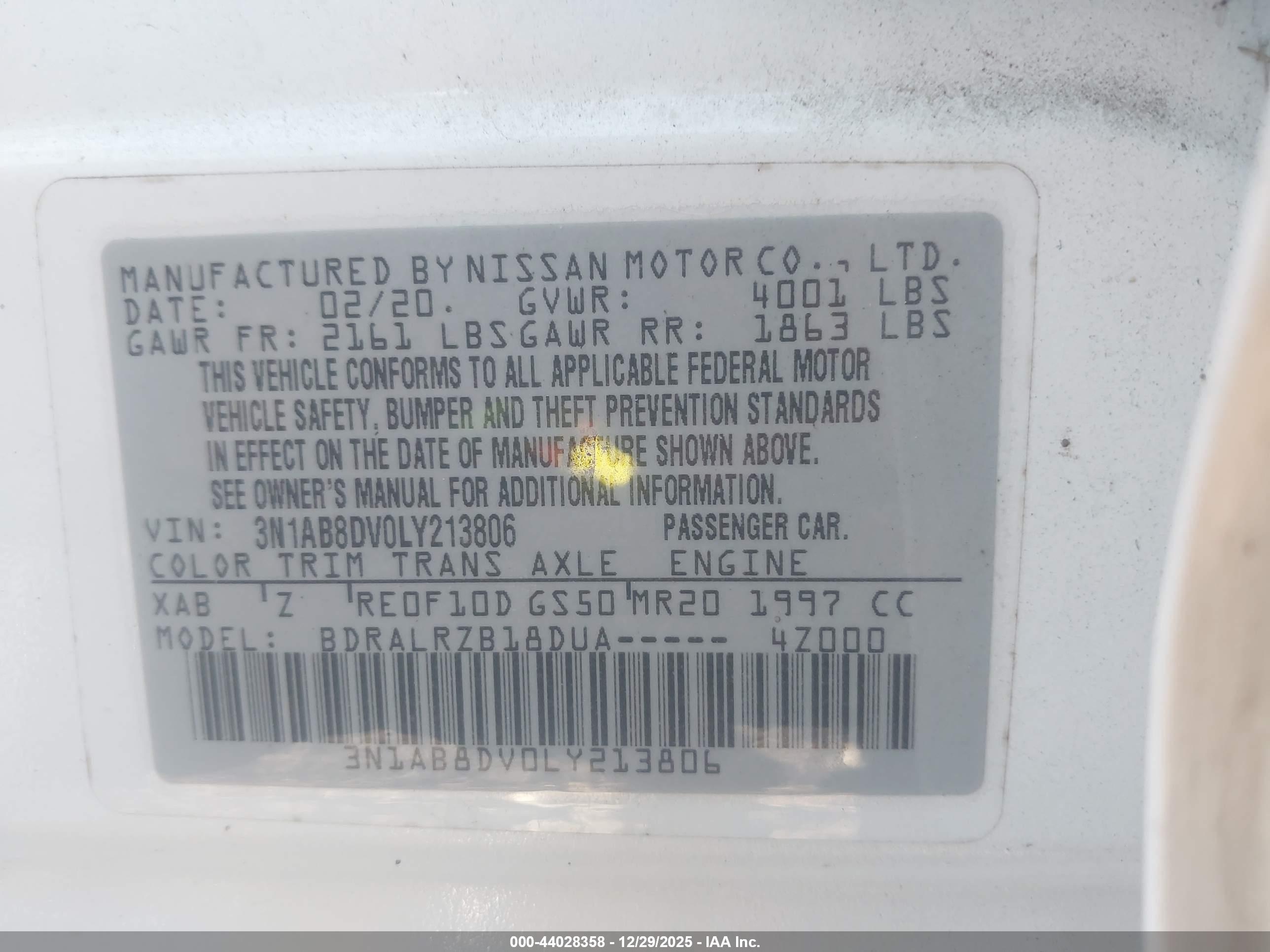 NISSAN SENTRA image 9