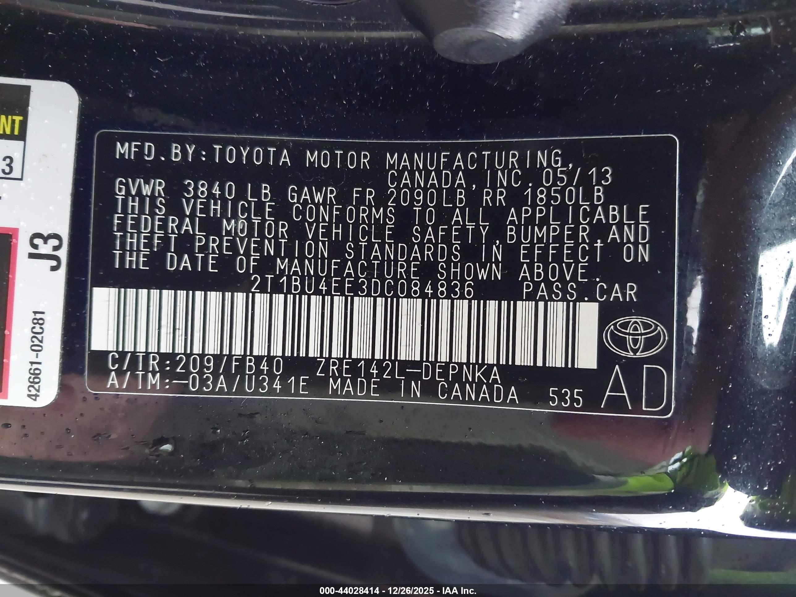 TOYOTA COROLLA image 9
