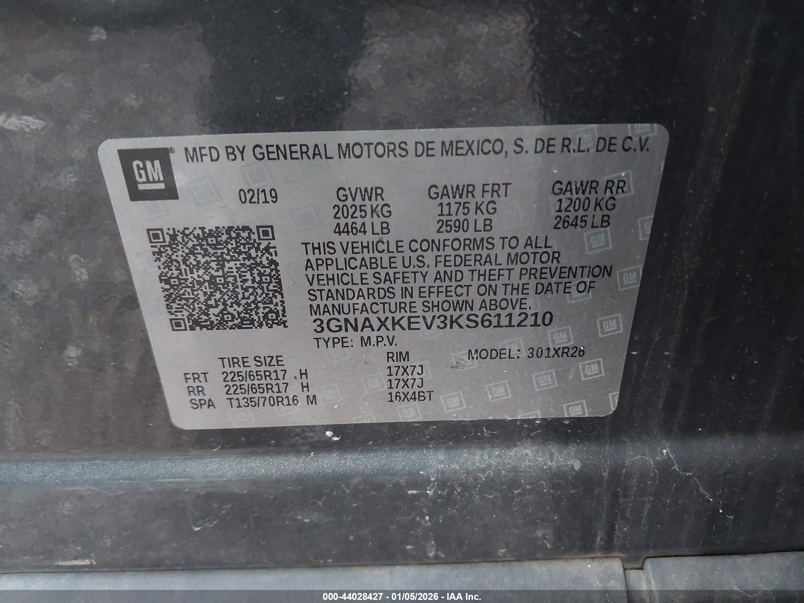 CHEVROLET EQUINOX image 9