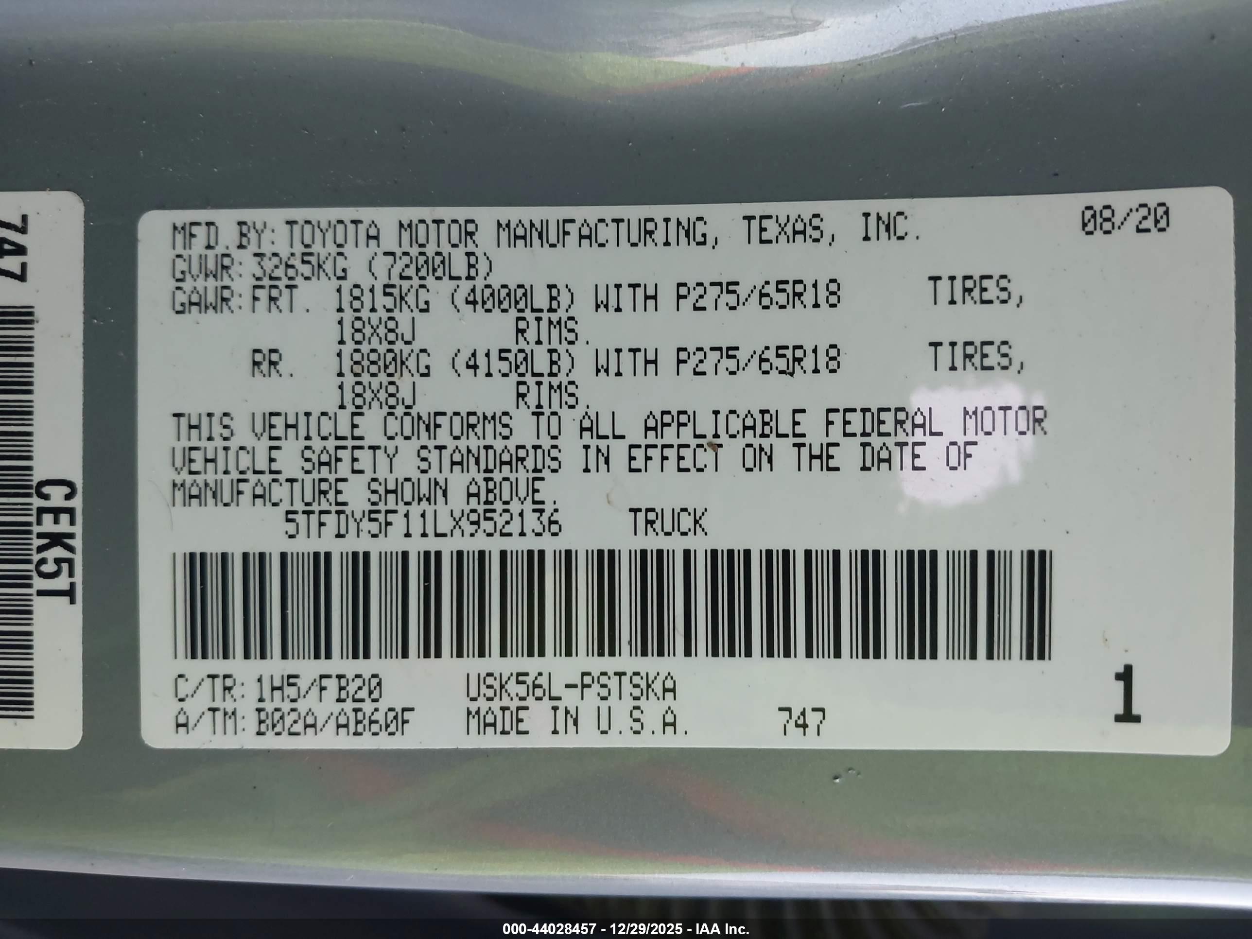TOYOTA TUNDRA image 9