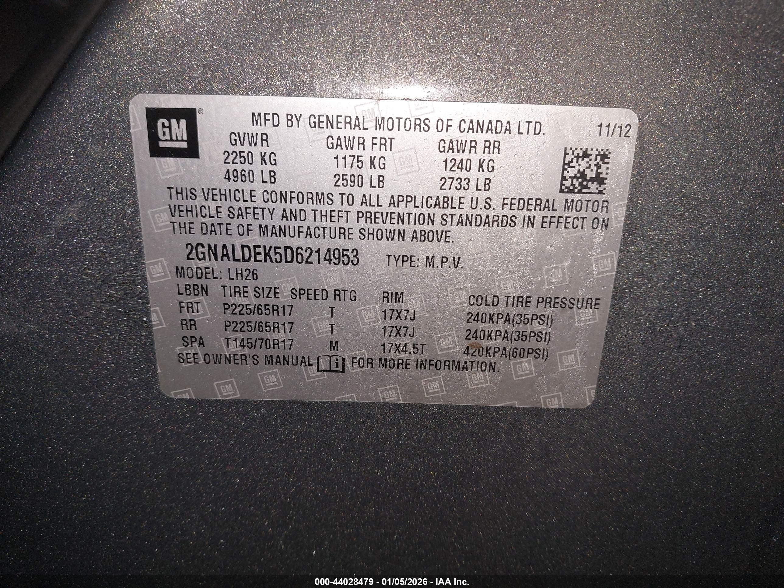 CHEVROLET EQUINOX image 9