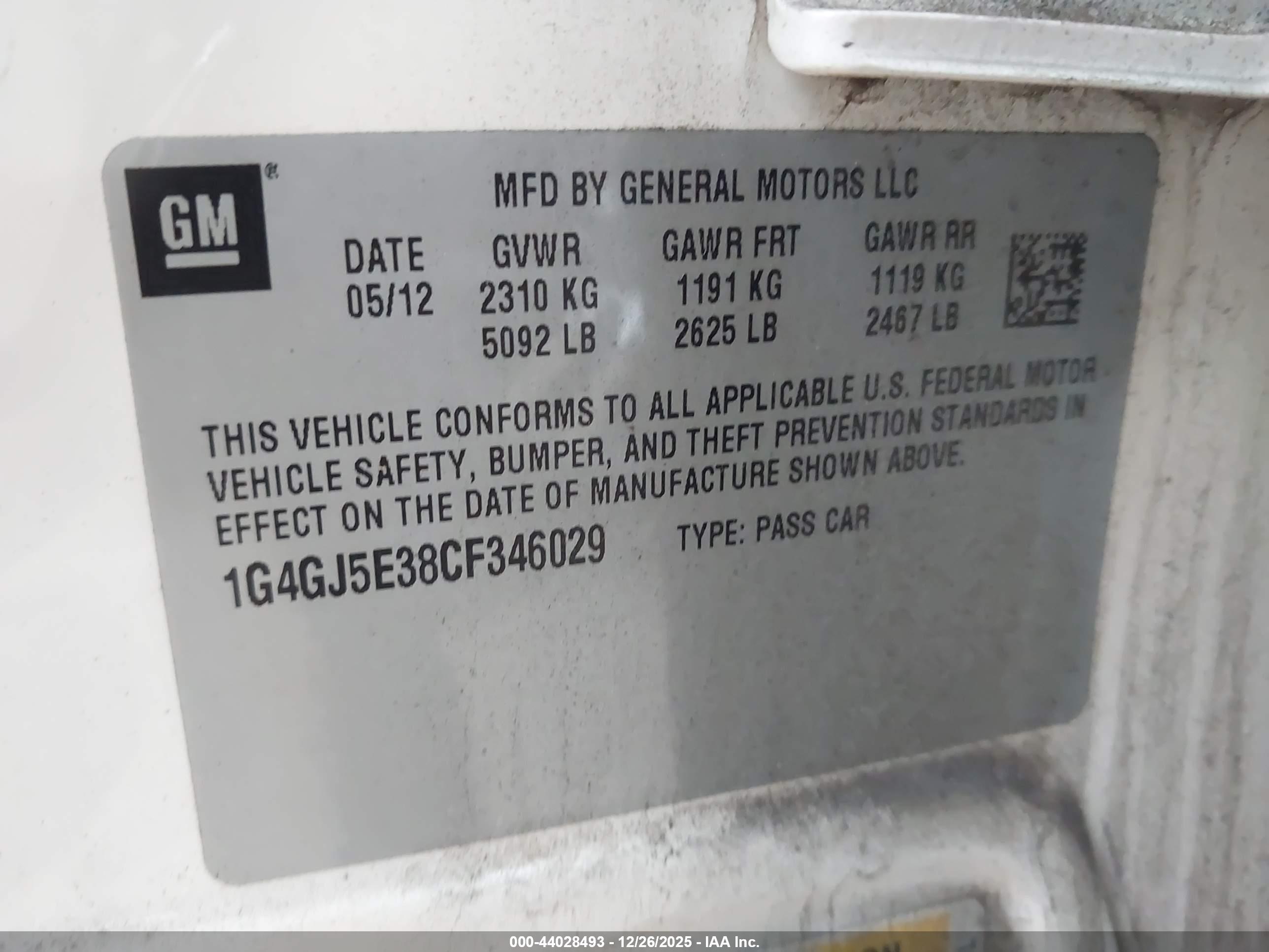 BUICK LACROSSE image 9