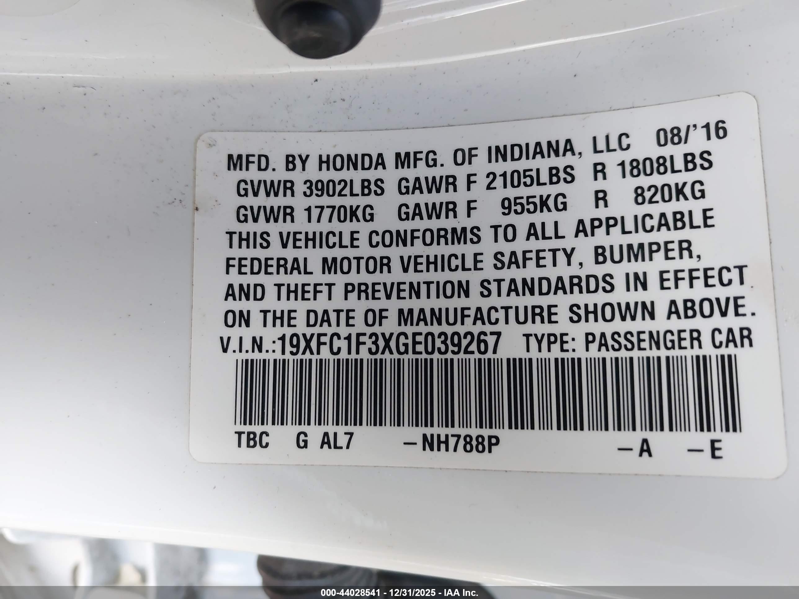 HONDA CIVIC image 9