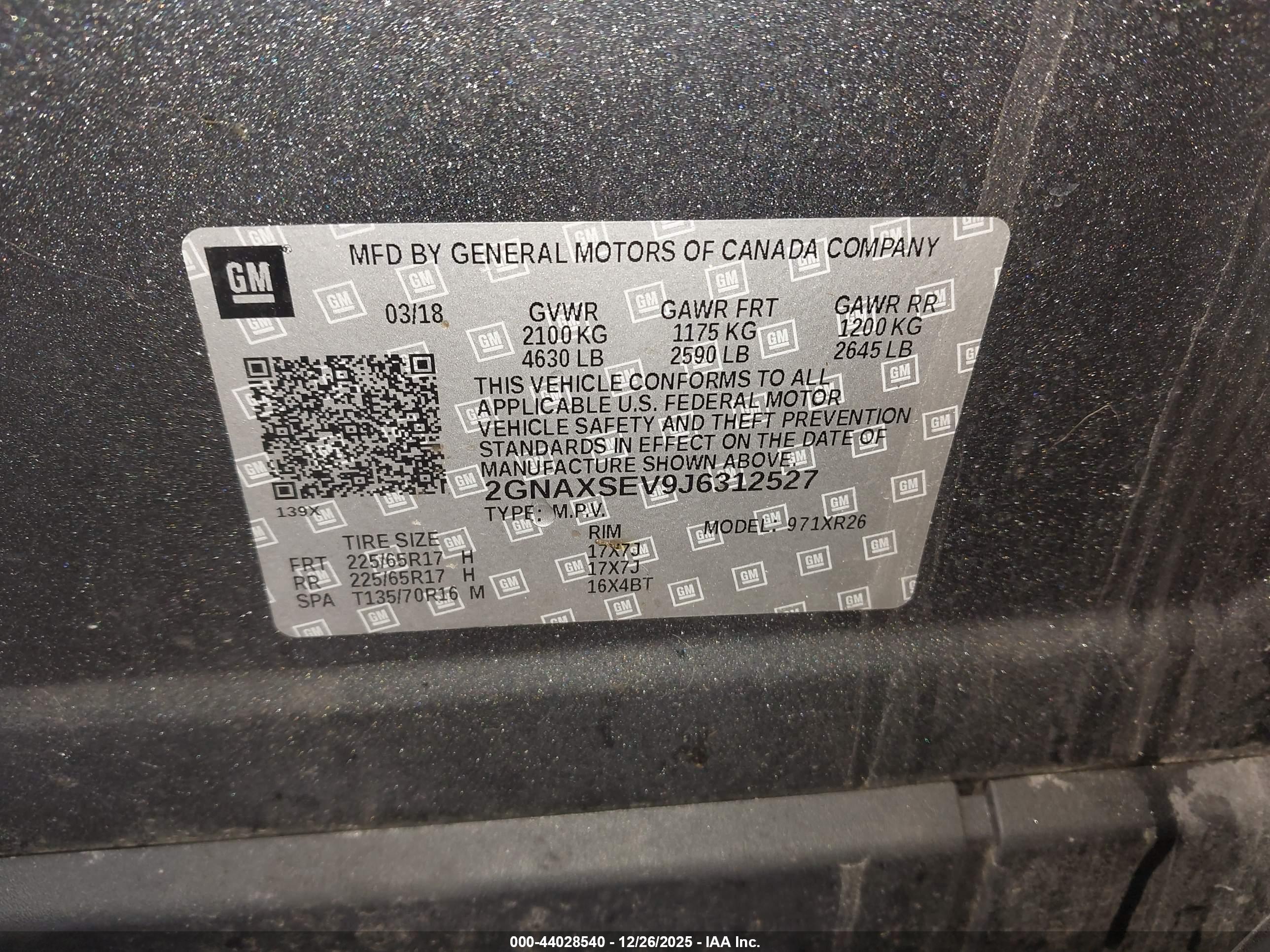 CHEVROLET EQUINOX image 9