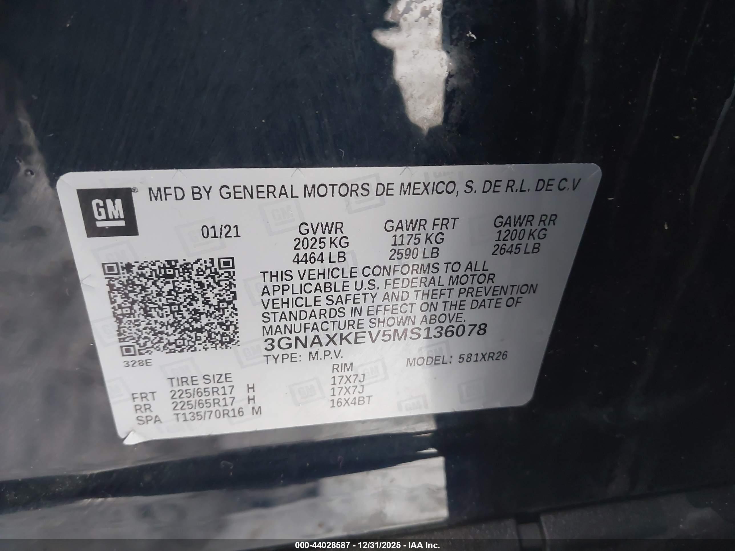 CHEVROLET EQUINOX image 9