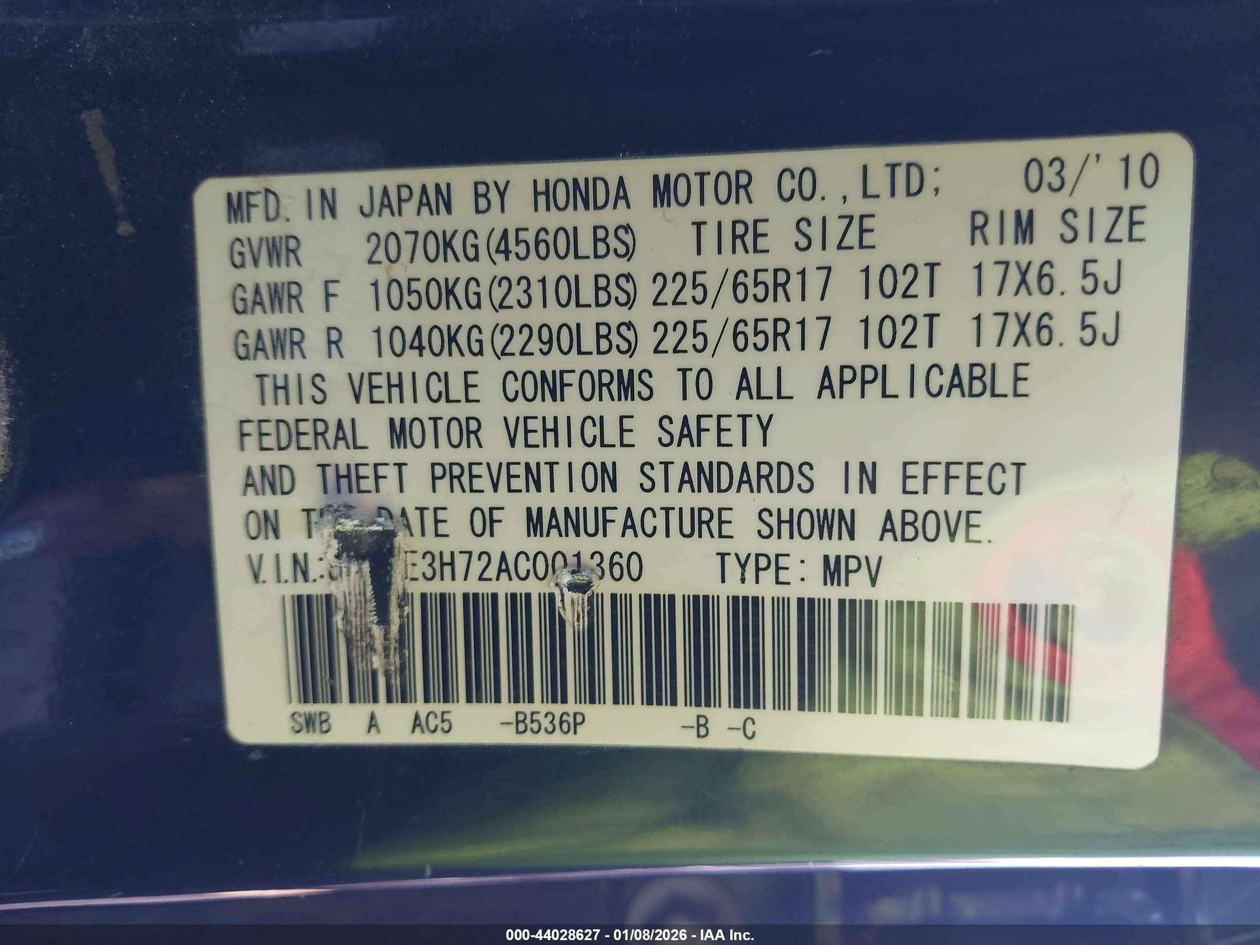 HONDA CR-V image 9