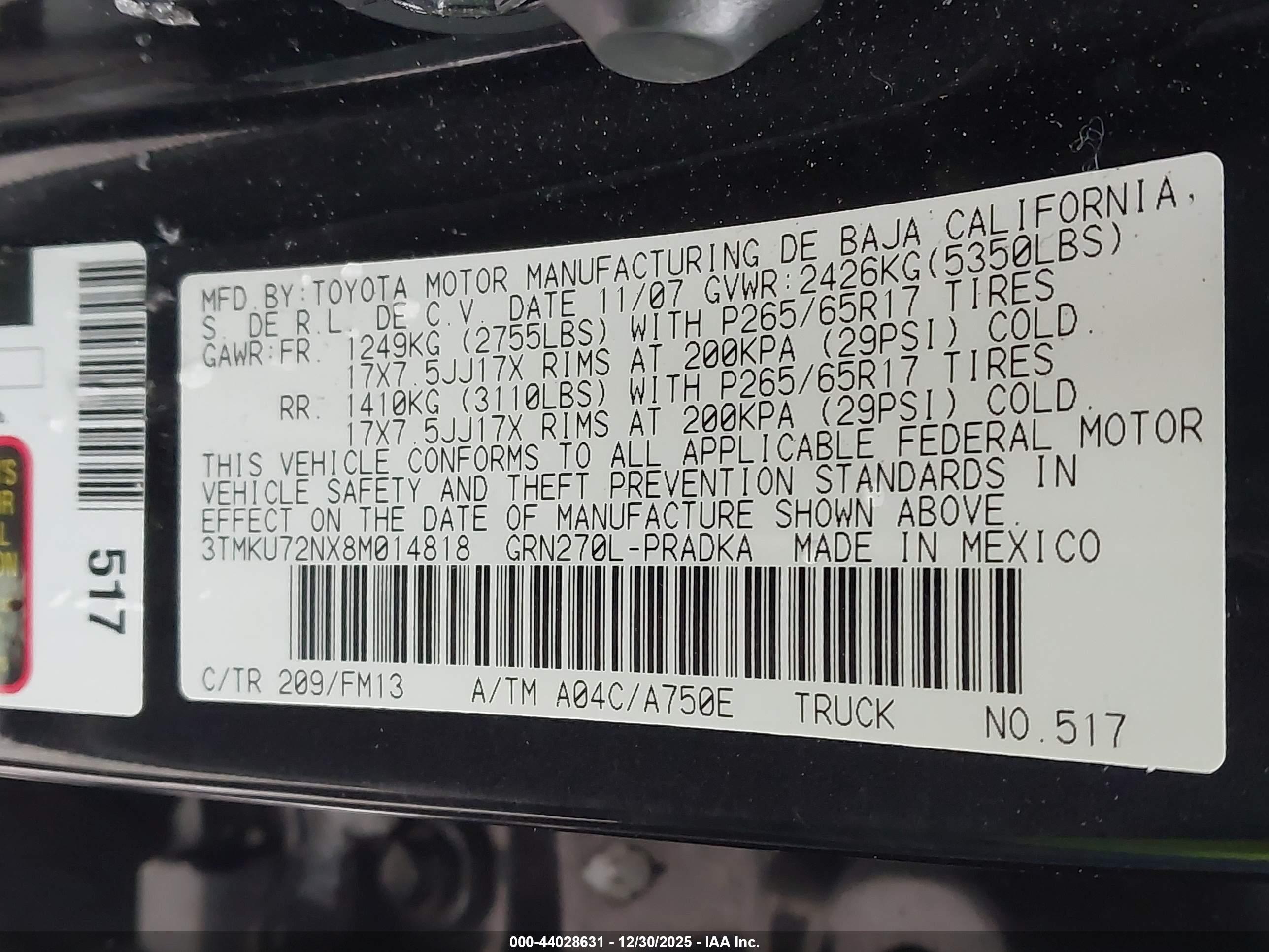 TOYOTA TACOMA image 9