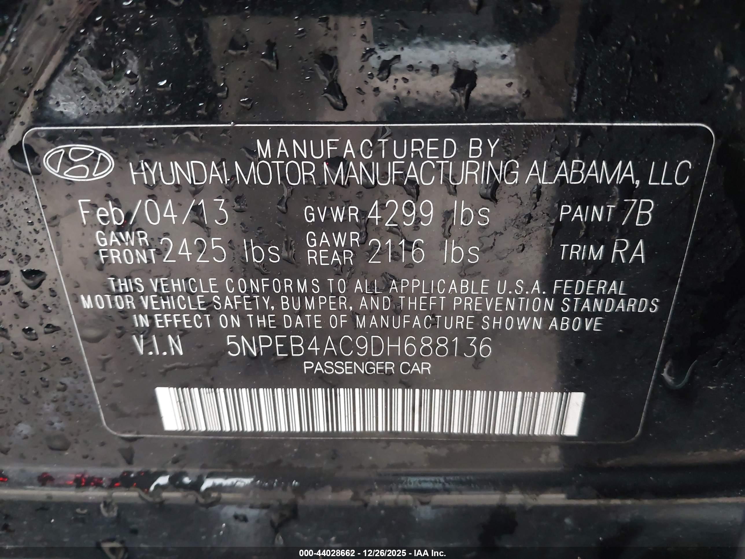 HYUNDAI SONATA image 9