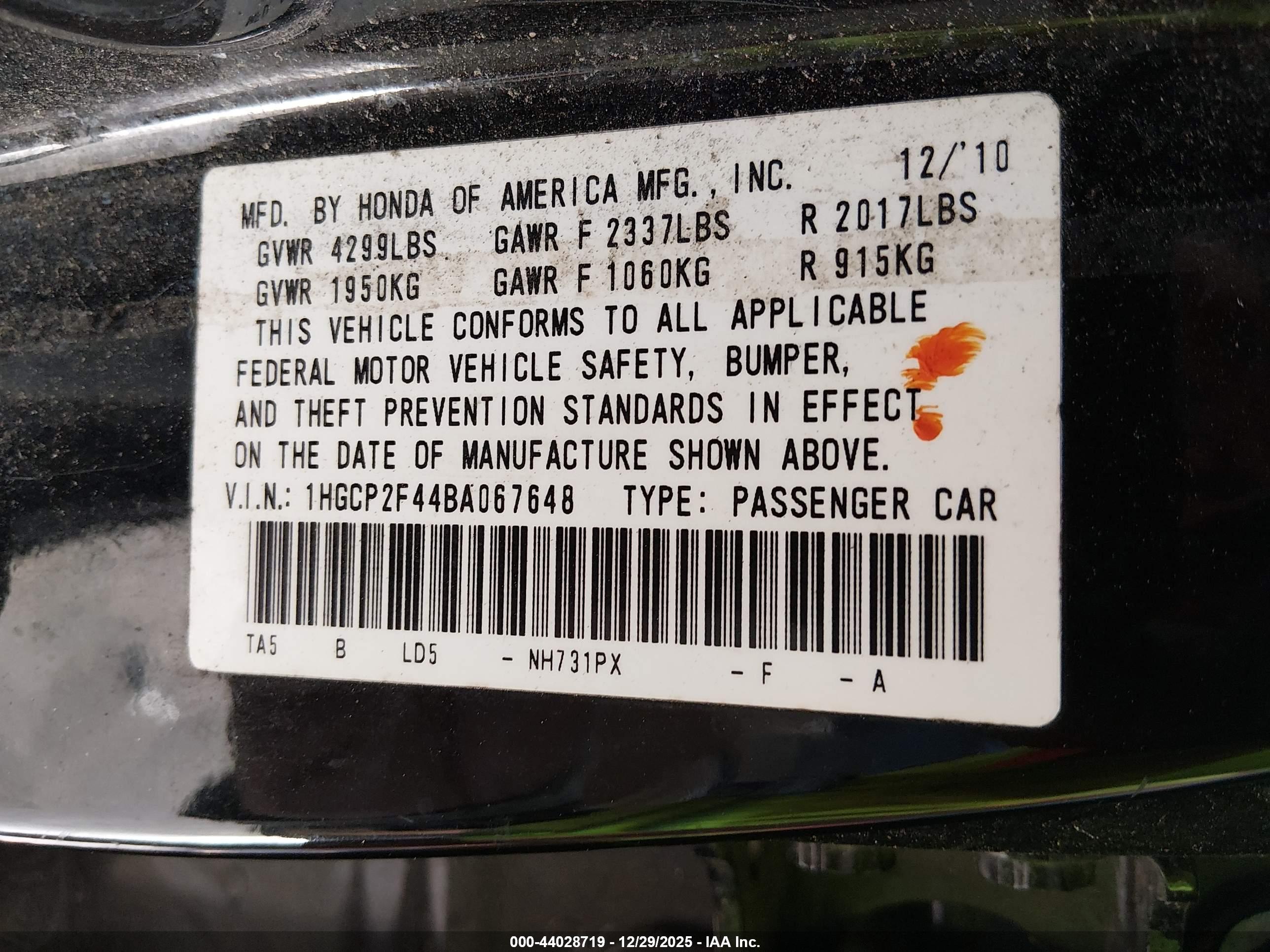HONDA ACCORD image 9
