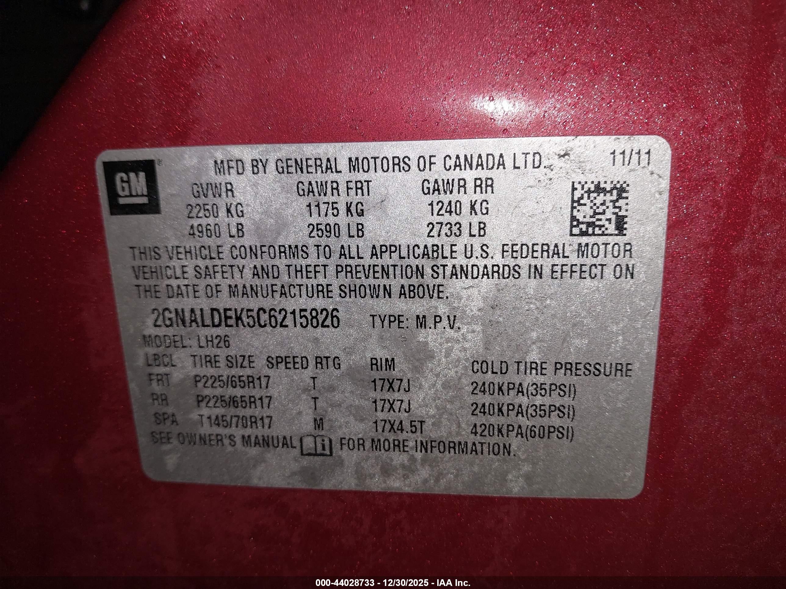 CHEVROLET EQUINOX image 9