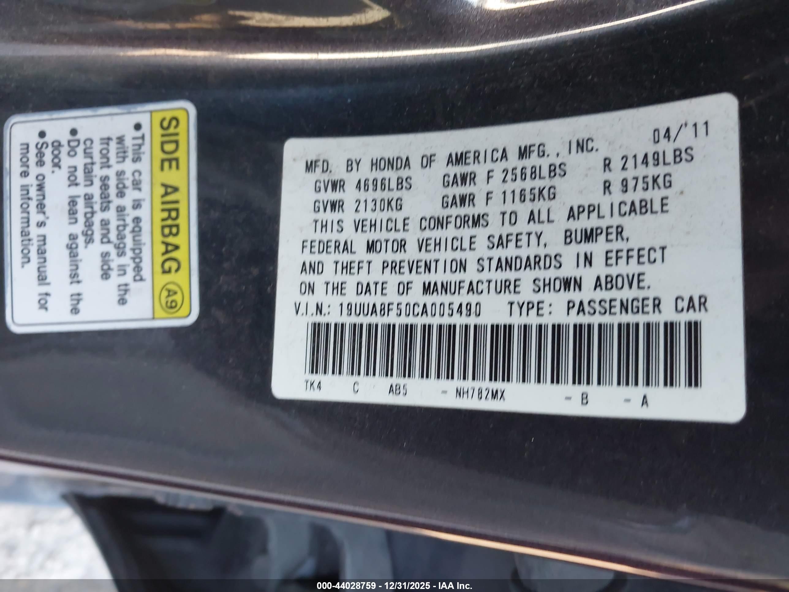 ACURA TL image 9