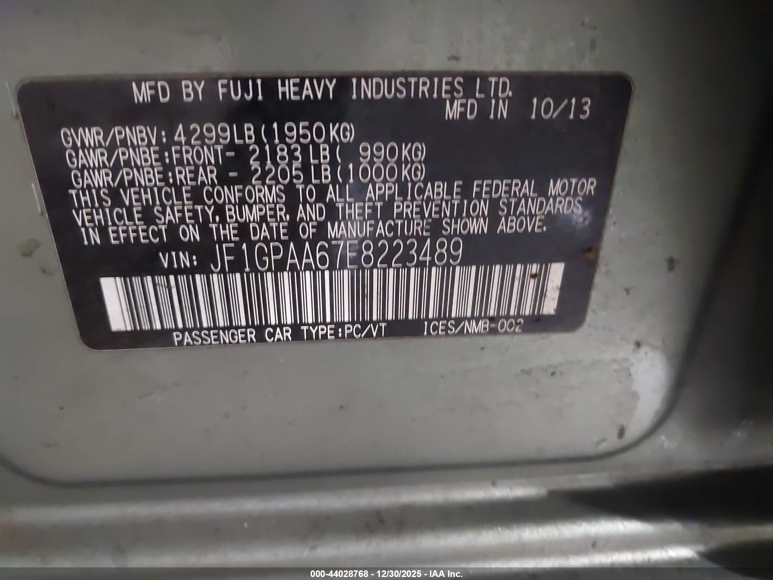 SUBARU IMPREZA image 9
