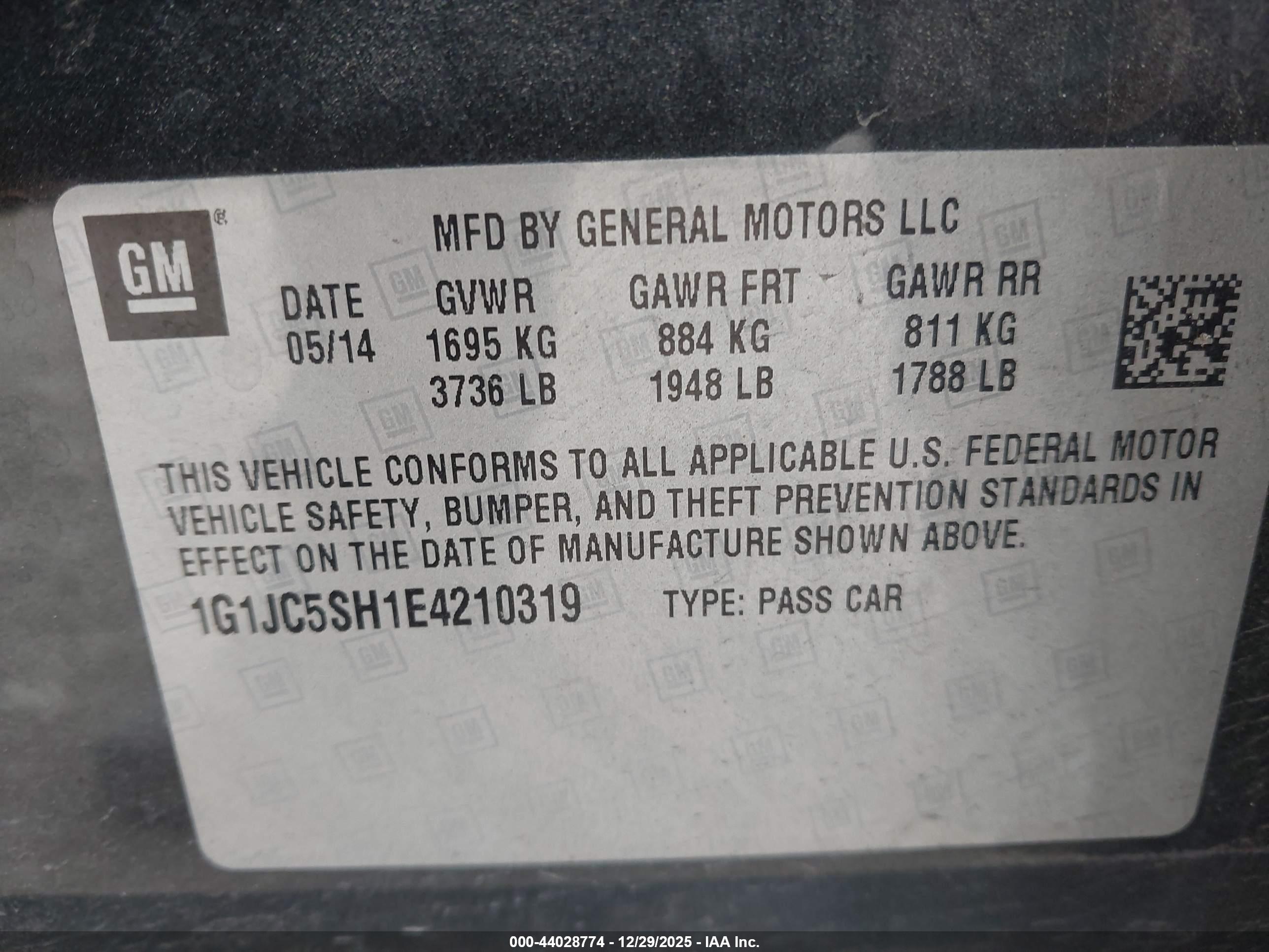 CHEVROLET SONIC image 9