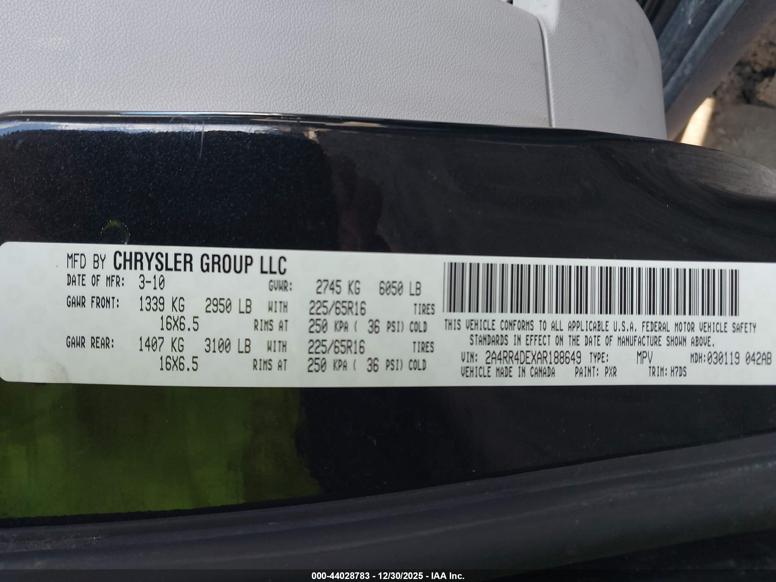 CHRYSLER TOWN image 9