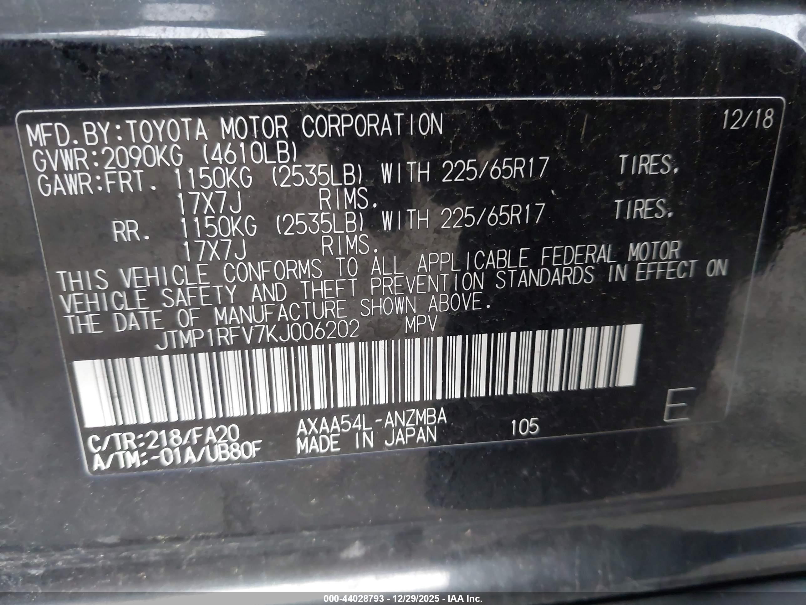 TOYOTA RAV4 image 9